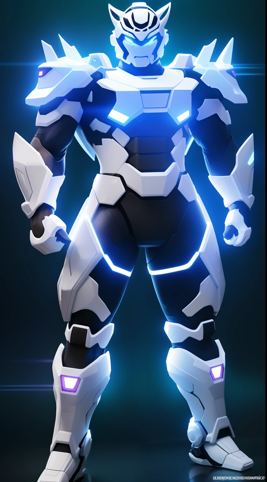 Chinese White Tiger, (blind box toy style:1.2), (Full body shot:1.3) , Behind him is a crystal Chinese tiger, Transparent Mecha, Exquisite helmet:1.2, Luminescent goggles:1.2, Cyberpunk, Dreamy glow, bright neon lights, clean, White background, ( Global Illumination, Ray traching, nffsw, Unreal Render,Reasonable design, high detal, masutepiece, Best Quality, hyper HD, Cinematic lighting)