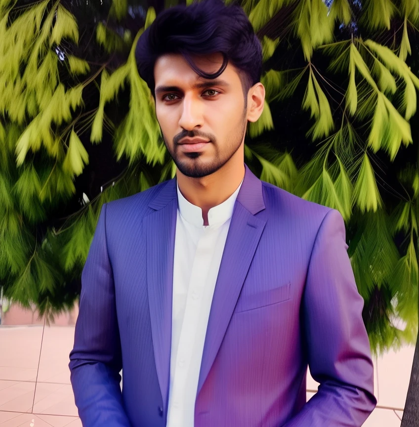 a close up of a man in a suit standing in front of a tree, very very low quality picture, very clear picture, profile pic, ash thorp khyzyl saleem, khyzyl saleem, profile picture 1024px, handsome man, riyahd cassiem, kyza saleem, facebook post, trending photo