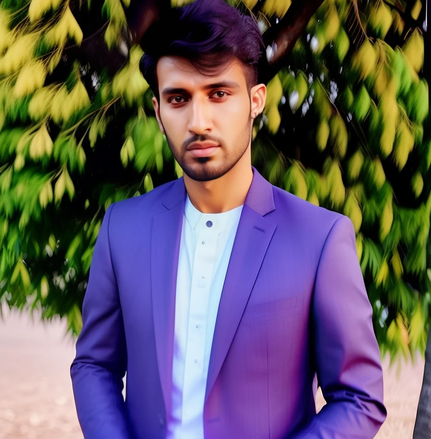 a close up of a man in a suit standing in front of a tree, very very low quality picture, very clear picture, profile pic, ash thorp khyzyl saleem, khyzyl saleem, profile picture 1024px, handsome man, riyahd cassiem, kyza saleem, facebook post, trending photo