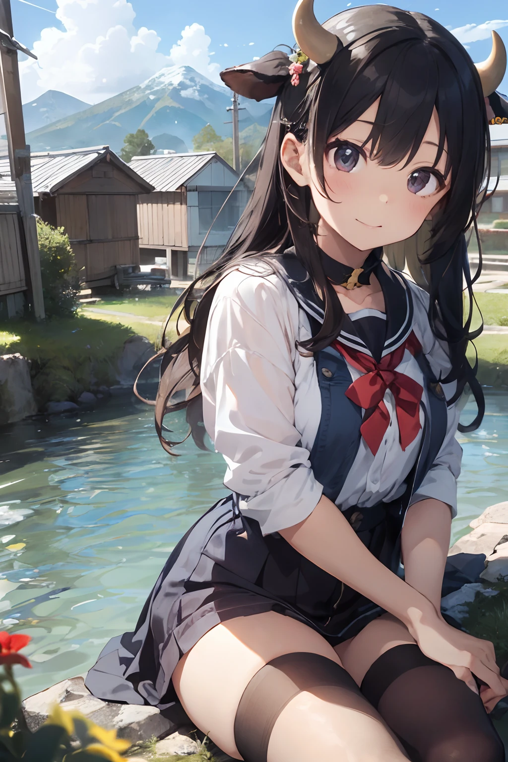 A high resolution、
One beautiful young woman、
(Soft saturation:1.3)、(light-skinned:1.2)、
(Ultra detailed backgrounds、细致背景)、bokeh dof、
sunder,Portrait of smiling girl。When viewed from the front、the composition is symmetrical。
Look straight at you with serious eyes、sunder
(komono)、(komono)、((花魁)),middlebreast、
outside of house、Uncharted、Skysky、rays of sunshine、Hot spring resort、mountain scene、
strong lights、Frontlighting、
(:1.3)、(cow boy shot:1.2)、break
Angle from the front、
looking at viewert、
dynamicposes、
Sitting on the beach
seaweed、wakame、wakame、wakame、wakame、wakame、wakame、