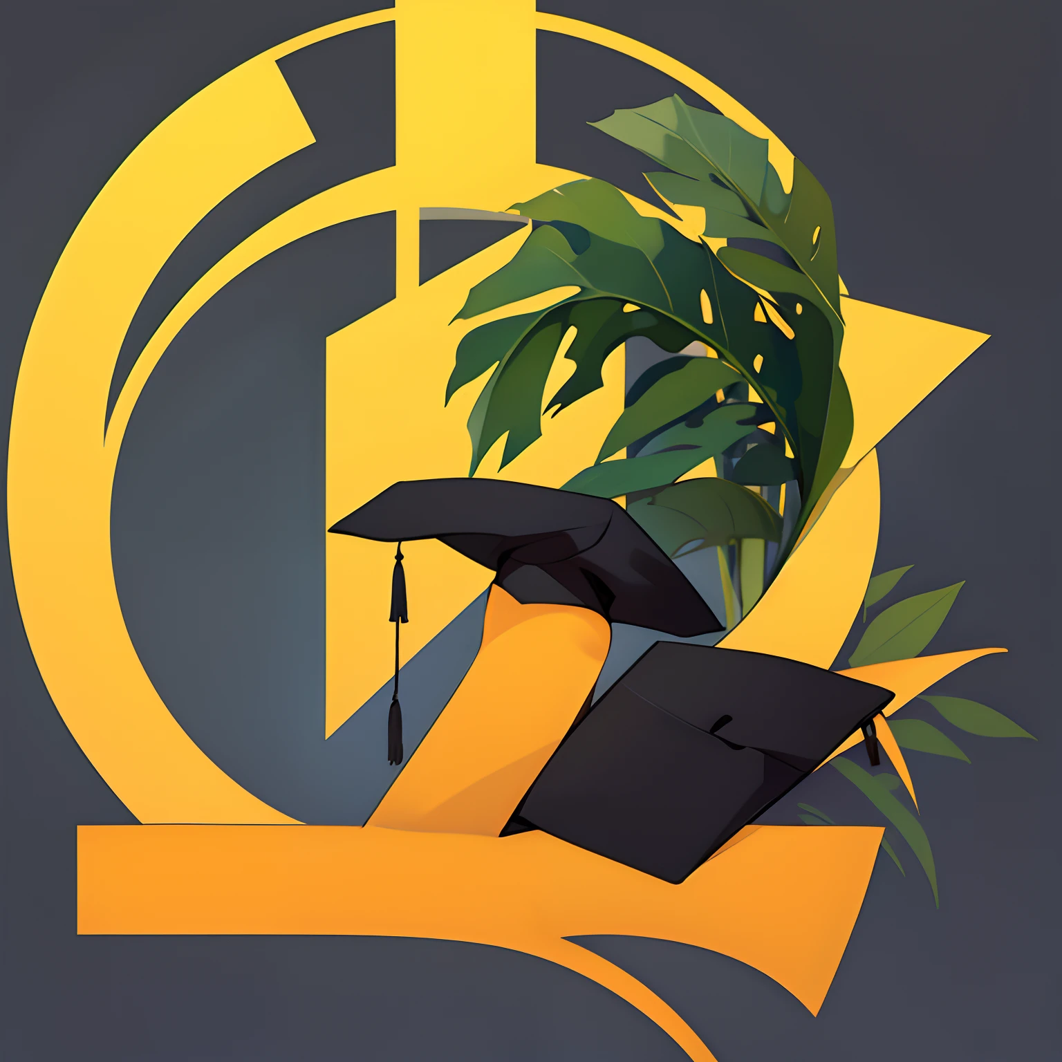 Use "E" and "P" and design a logo related to the abroad education services