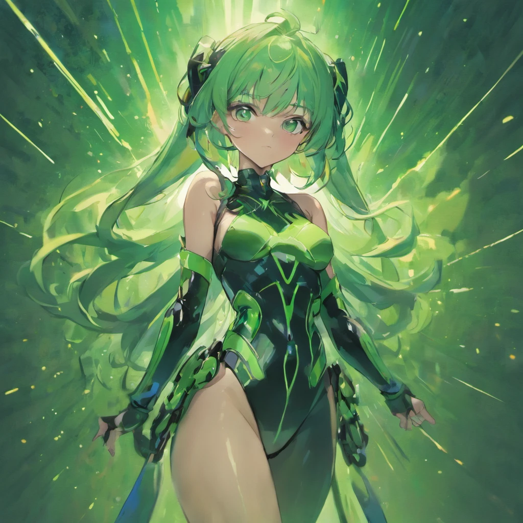 full bodyesbian、one beautiful women、22age、Adults、tall、Cool Beauty、large full breasts、deadpan、Short Bob Cut Hair、Blue hair、Deep green eyes、Wearing a combat suit over a black bodysuit、sleeveless、wearing boots、white backgrounid、