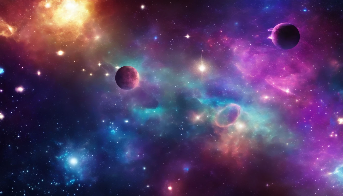 Midnight and the moon and stars dance