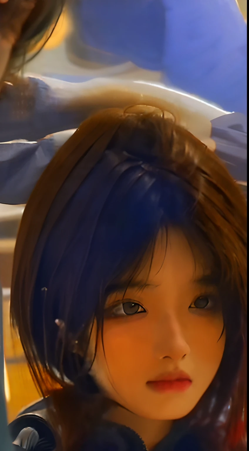 (masuter piece:1.3)、(8K、Photorealsitic、Raw photography、top-quality: 1.4)、(1girl in、25-years old)、beautiful countenance、(Small adult face)、(Brown ash、short-hair:1.3)、Beautiful hairstyle、realisticeyes、Beautiful details、(real looking skin)、Beautiful skins、(Ren Hao)、absurderes、enticing、超A high resolution、A hyper-realistic、high-detail、the golden ratio, 3k, detail
