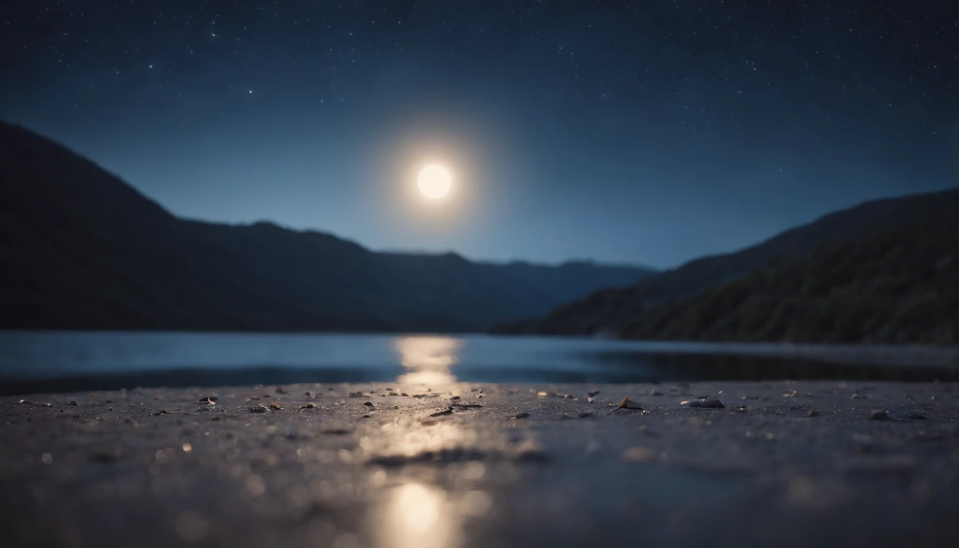 mid night、The moon and stars dance