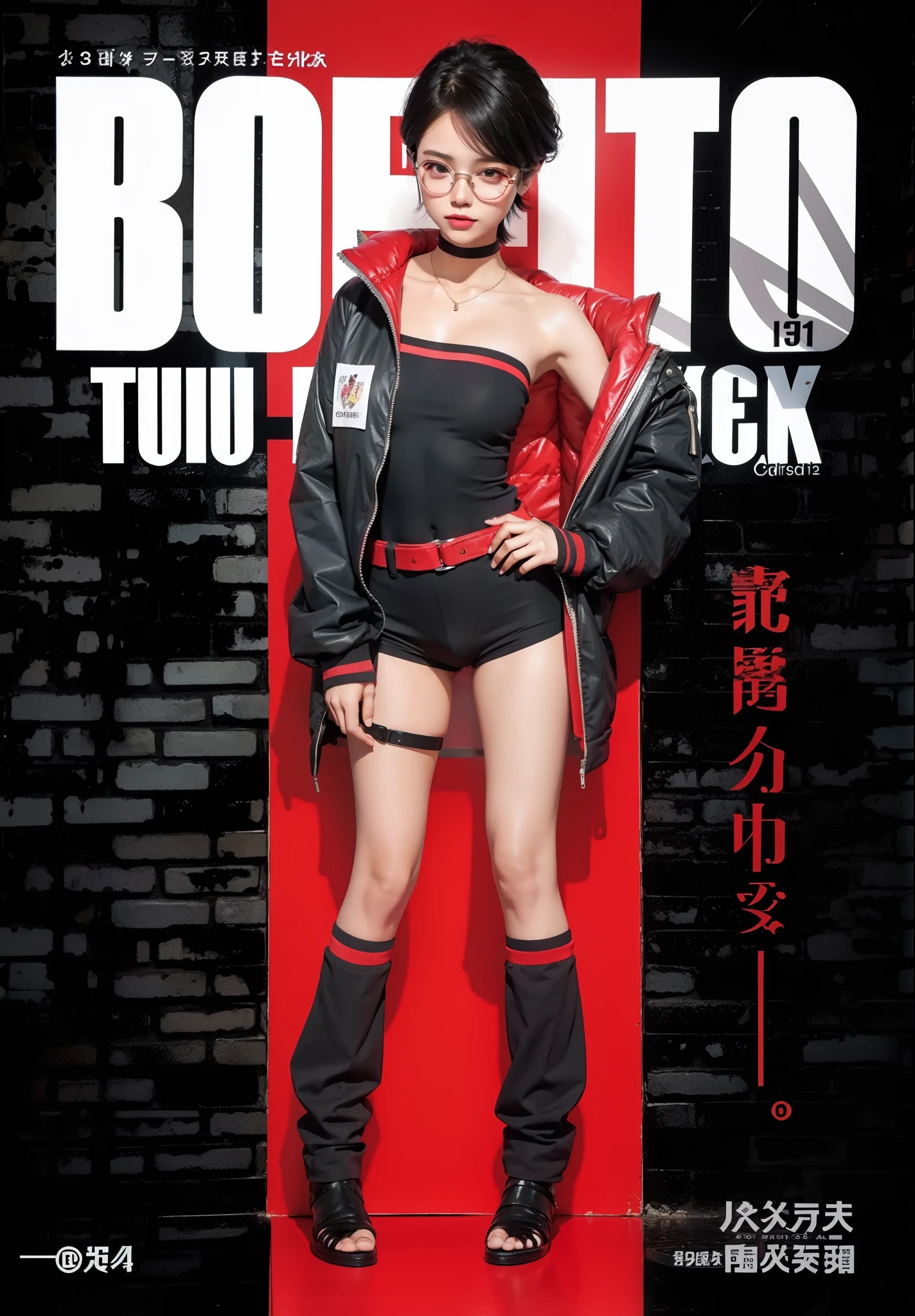 masterpiece、Enamel Supergirl Costume、short hair、Patent leather boots、Big and ample breasts、looking at the camera、choker、Long sleeve、Off the shoulder、mini skirt、Red cloak、Sweaty skin、Hospital room、Photo magazine cover、Leg spread、