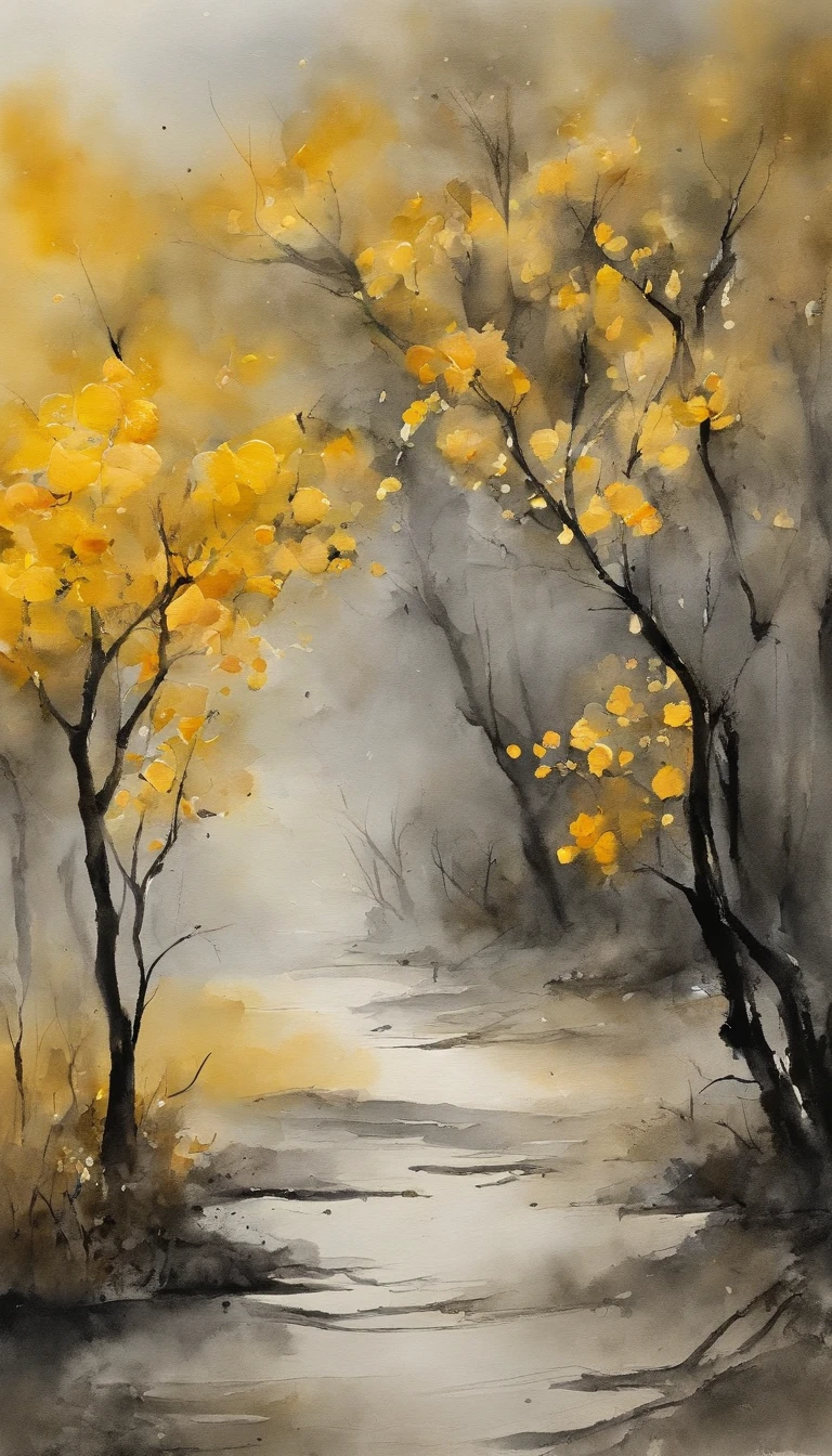 (Seek and find,cheerless,It's miserable。When it's warm and cold,The hardest thing to rest。Three glasses of two light wines,How to defeat him late and the wind is urgent!Goose pass also,Am sad,But it's an old acquaintance。 Yellow flowers pile up all over the ground,Haggard damage,Who is there to pick up today?Guard the window,How to be born black alone!Sycamore and drizzle,Until dusk,Bit by bit。This time the first,What a sad word!),(Chinese ink painting style),Ink painting style,Light and shadow are pastel,(Poetic landscape paintings),8k wallpaper,light and shadow effect,Tyndall,rendering by octane,White balance,Extremely detailed picture,depth of fields,tmasterpiece,realisticlying,RAY
