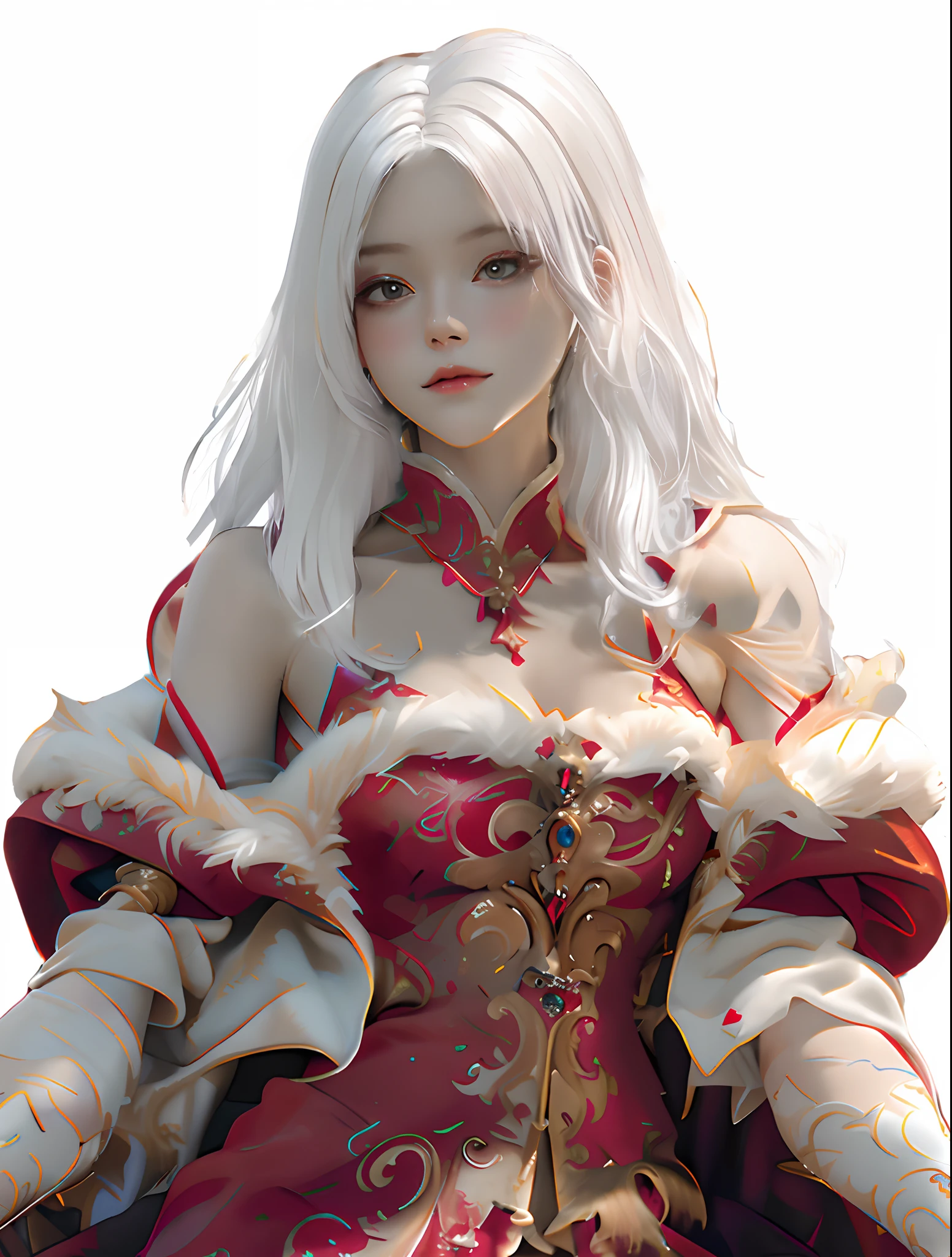 white hair color