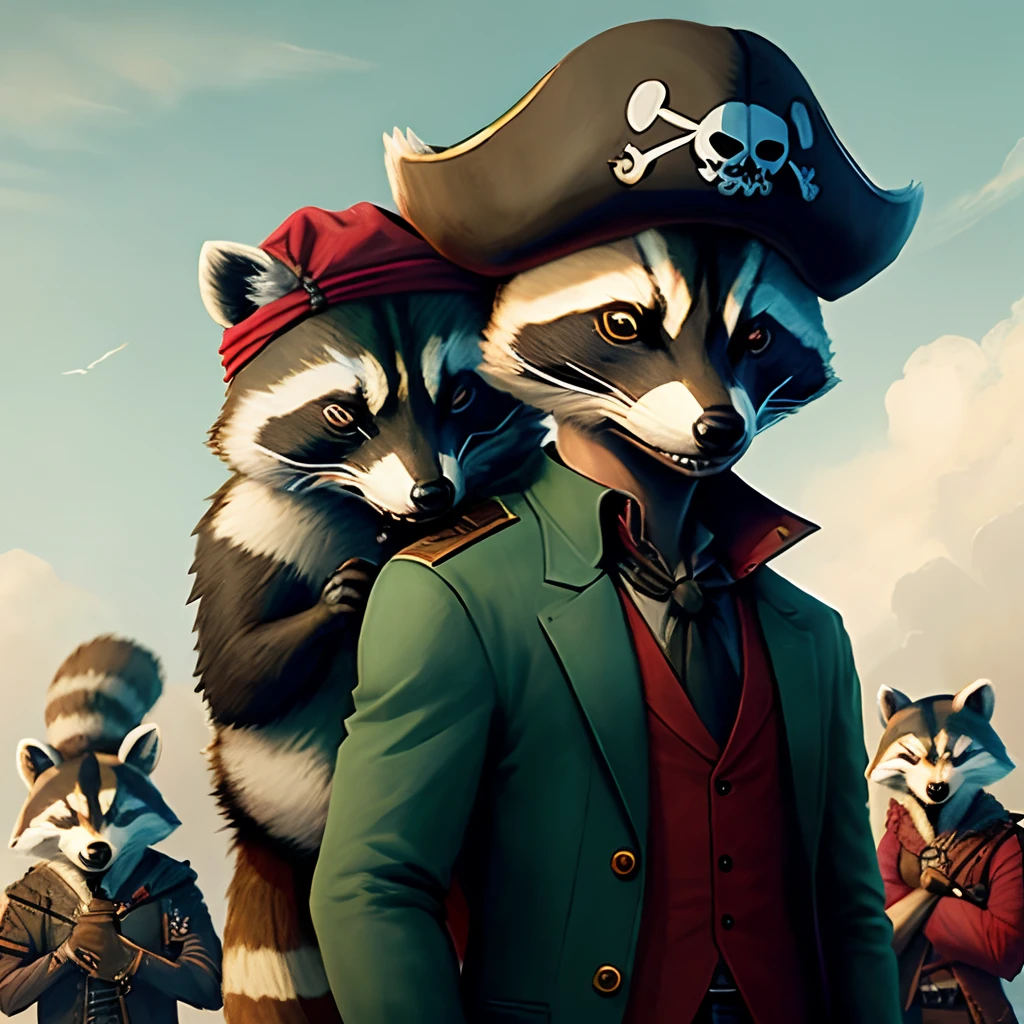 Racoon pirates