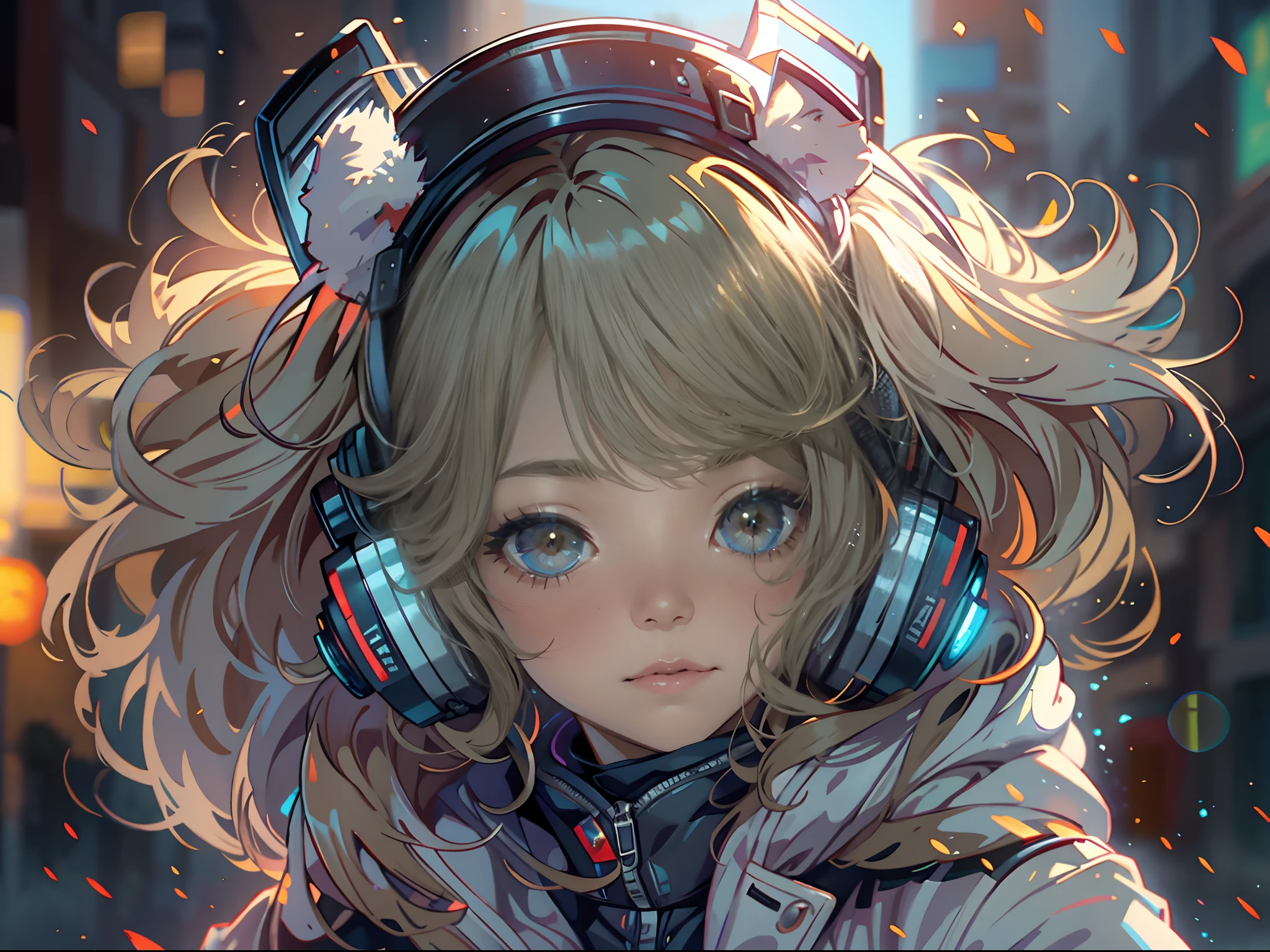 delicate face,