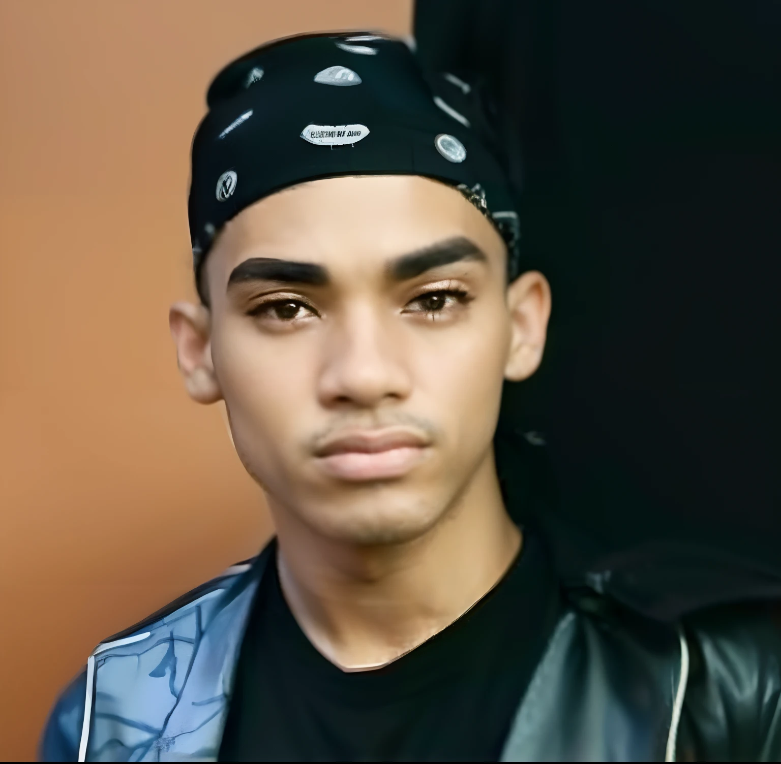 A closeup of a young man wearing a black hat, caio santos, José Moncada, Riyahd Cassiem, Saadane AFIF, xxxtentacion, andres rios, victor maristane, 1 7 - ano - menino rosto magro, Fabiano Perez, david rios ferreira, icaro carvalho, Alex