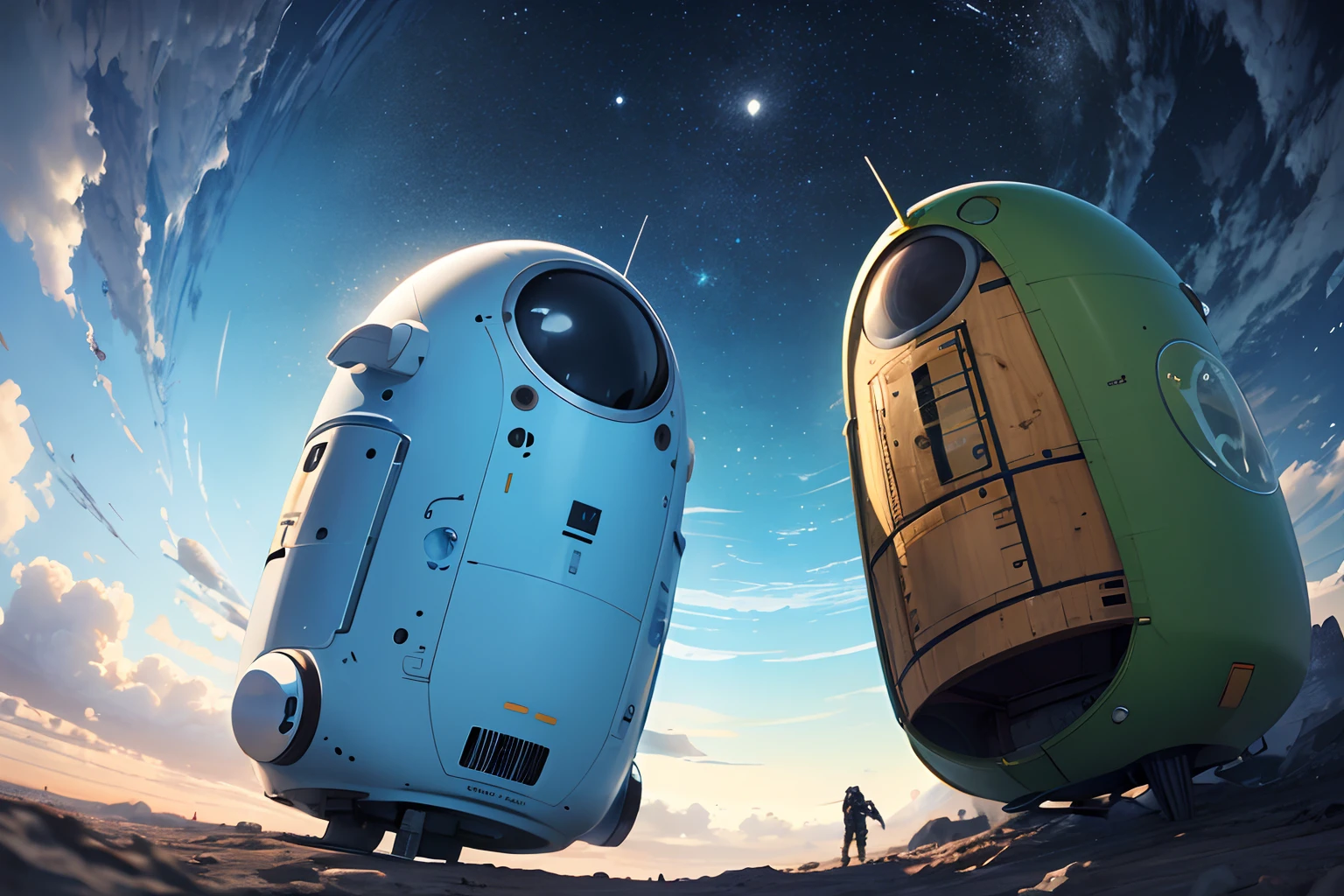 extraterrestrial life in a pod