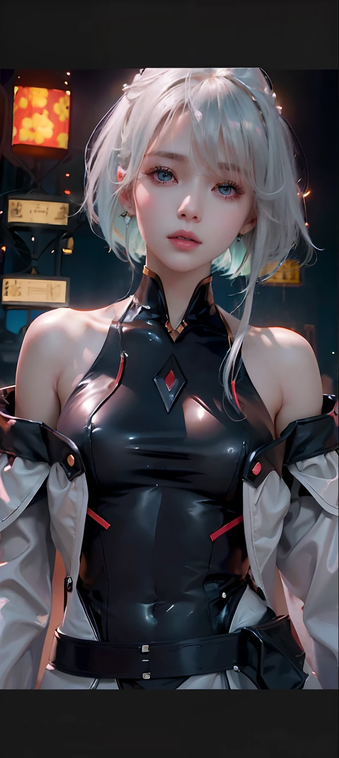 (best quality), ((masterpiece), (detail: 1.4),First-person perspective,depth of field透视, 3D, Beautiful cyberpunk woman, human development report (high dynamic range), adult women, clean face, sensual gesture, tanned skin, high contrast, Colorful Mohawk Short Hair, clothing ray graphics, on the moon station, Ships can be seen through large windows, Satin clothing, Ray tracing, NVIDIA RTX, super resolution, Unreal 5, subsurface scattering, PBR texture, post processing, Anisotropic filtering, depth of field, Maximum clarity and sharpening, multi-layer texture, Albedo and enhancement map, surface coloring, Accurately simulate the interaction of light with materials, Perfect proportion, octane rendering, Dichroic light, Large aperture, Low ISO, white balance, rule of thirds, 8K original,