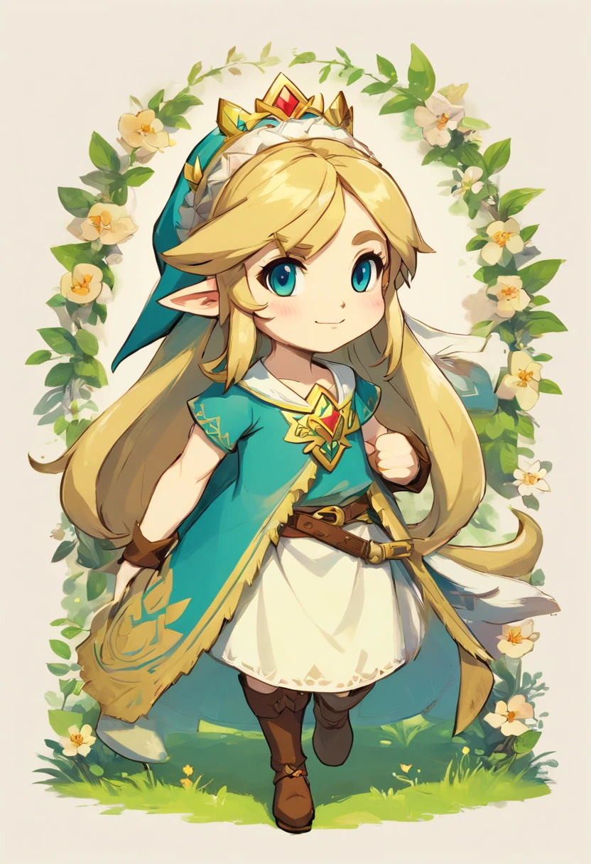 full bodyesbian, Zelda game characters, Zelda Comics, Man, Zelda character FF, In the style of Ian Mack, temmie chang, Fashion clothing design, A romanticized depiction of the wilderness, Jean-Baptiste Monge, Scientific academia