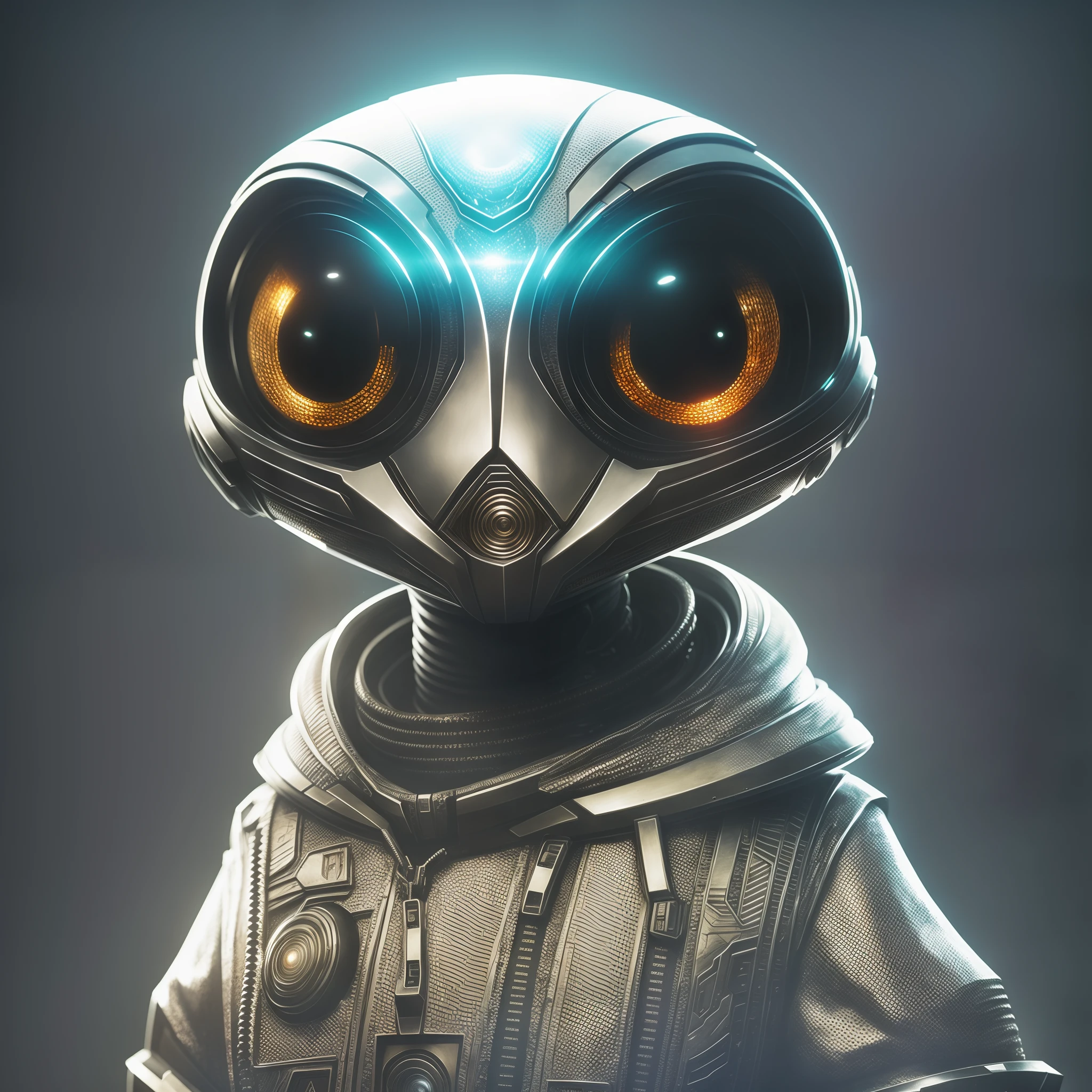 Alien wearing Hip-hop clothes in futuristic city, big eyes and oval head, textured scaly skin, style Chibi, art by Nashi and Daniel Capua, masterpiece, HDR, UHD, 64 mil, highly detailed, trending on ArtStation, Unreal Engine, vivid colors, High Resolution Scanning