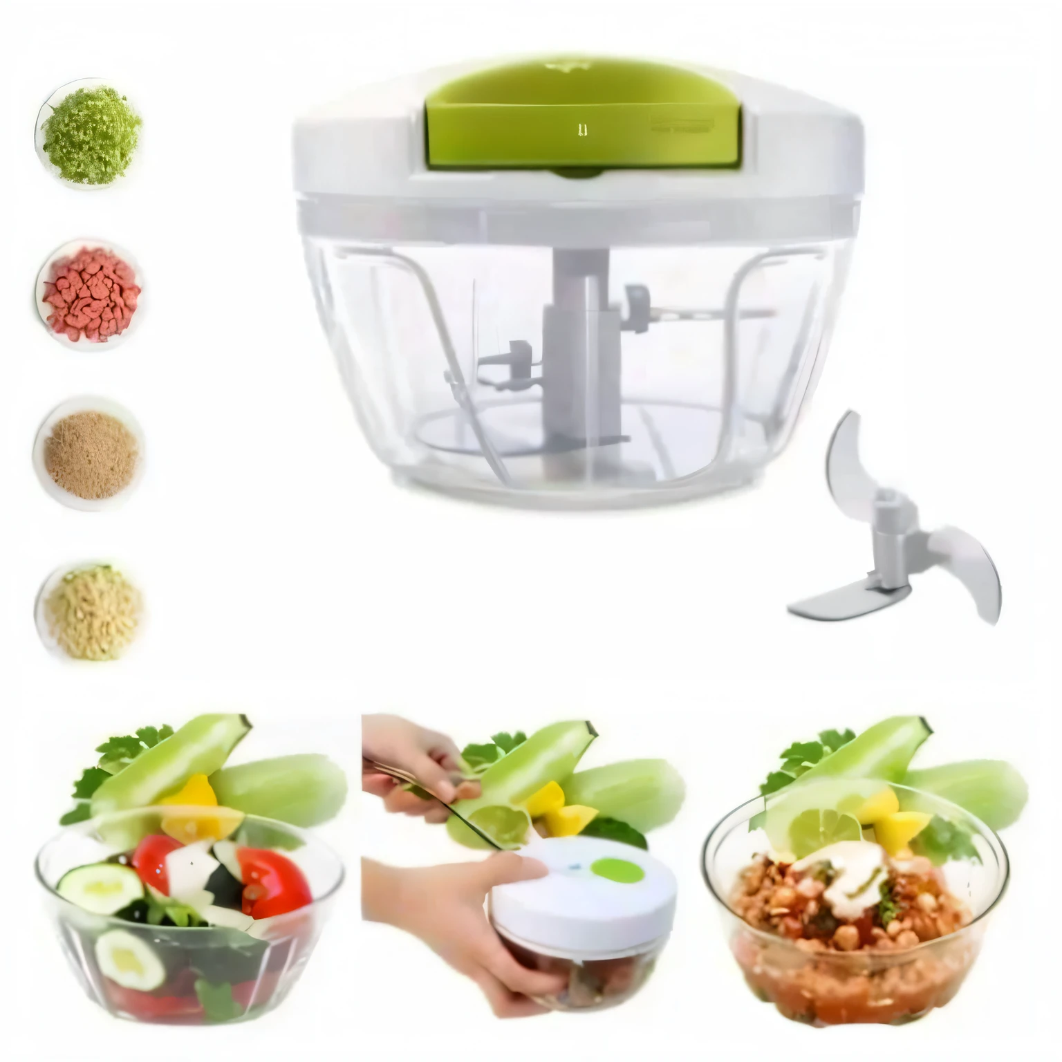 um close up de uma pessoa usando um picador de legumes para cortar legumes, foto do produto, Produto eBay, imagem de listagem, Alta qualidade, meat machine, imagem oficial do produto, Foto menina fumando, 4 0 9 6, foto profissional do produto, Liquidificador, foto do produto de alta qualidade, Hannibal, Random, Produto - Ver
