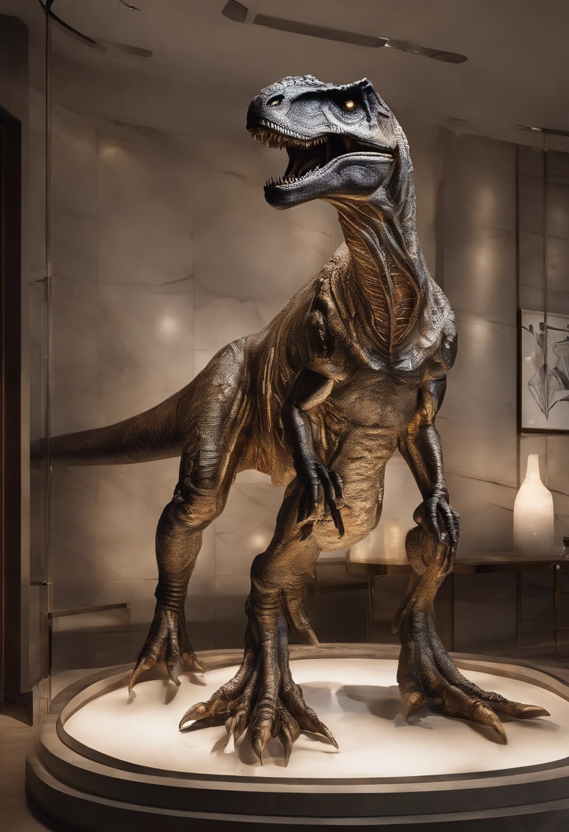 tyrannosarus rex ,t-rex,embrassed,Movie lighting