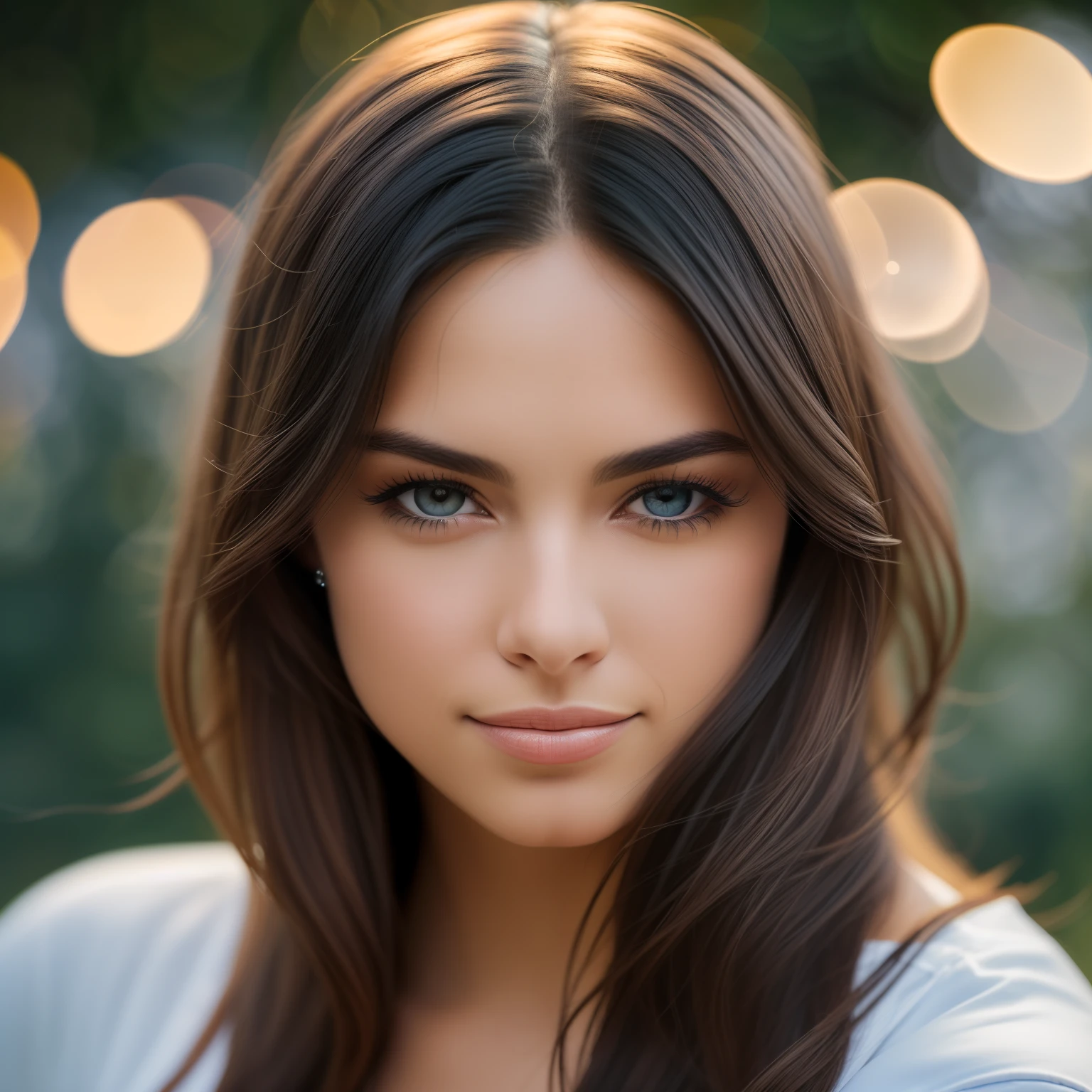 Front headshot of 25yo European woman, pointing at camera, cabello rubio, serio, (Amazing skin detail: 1.4), (piel natural: 1.2), (Poros: 0.6), maquillaje, (ojos detallados: 1.2), fondo ?????, estudio, borde claro, atmosfera oscura, (Bokeh: 1.2), Cinematographer, Kinematic, fotorrealista, ultrarrealista