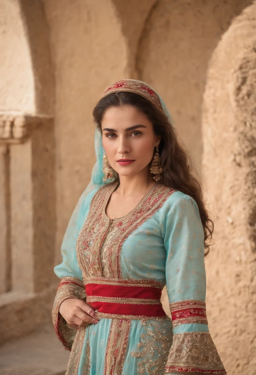 Traditional Tajikistan women's clothing consists of a dress. Atlas – more than Chakan young and too fashionable material for sewing dresses for girls in Tajikistan.