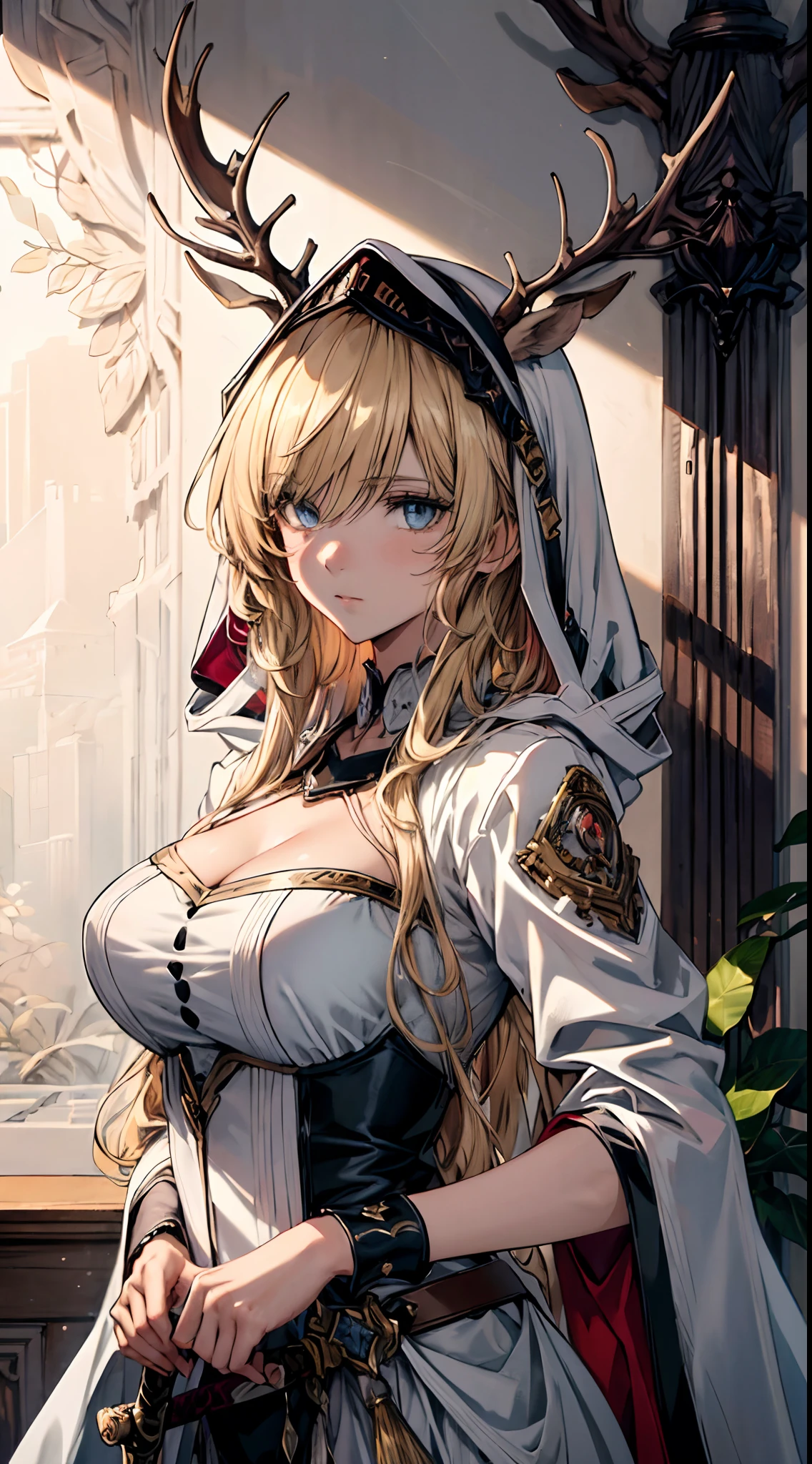 (((Masterpiece))),(incredibly_absurderes),(Best quality),(A high resolution),(Highly detailed),((CG unity 8k wallpaper)),face portrait of a European female , Light hair, Goddess of War, Book pages Colorful art, Long curly hair, Blonde, Intimidating eyes, Sword frame, Decorative panels, Ancient, (Masterpiece, Best quality, A high resolution:1.4), Extremely detailed, Intricate details, 4K, splash of color, Line art, Fibonacci, Perfect intricate details, Best quality, High quality, A high resolution, 16k, primitive, 超A high resolution, Hyper-detailing, finedetail, An extremely delicate and beautiful, Extremely detailed, Real Shadow, Highly detailed painting,full bodyesbian,largeaperture