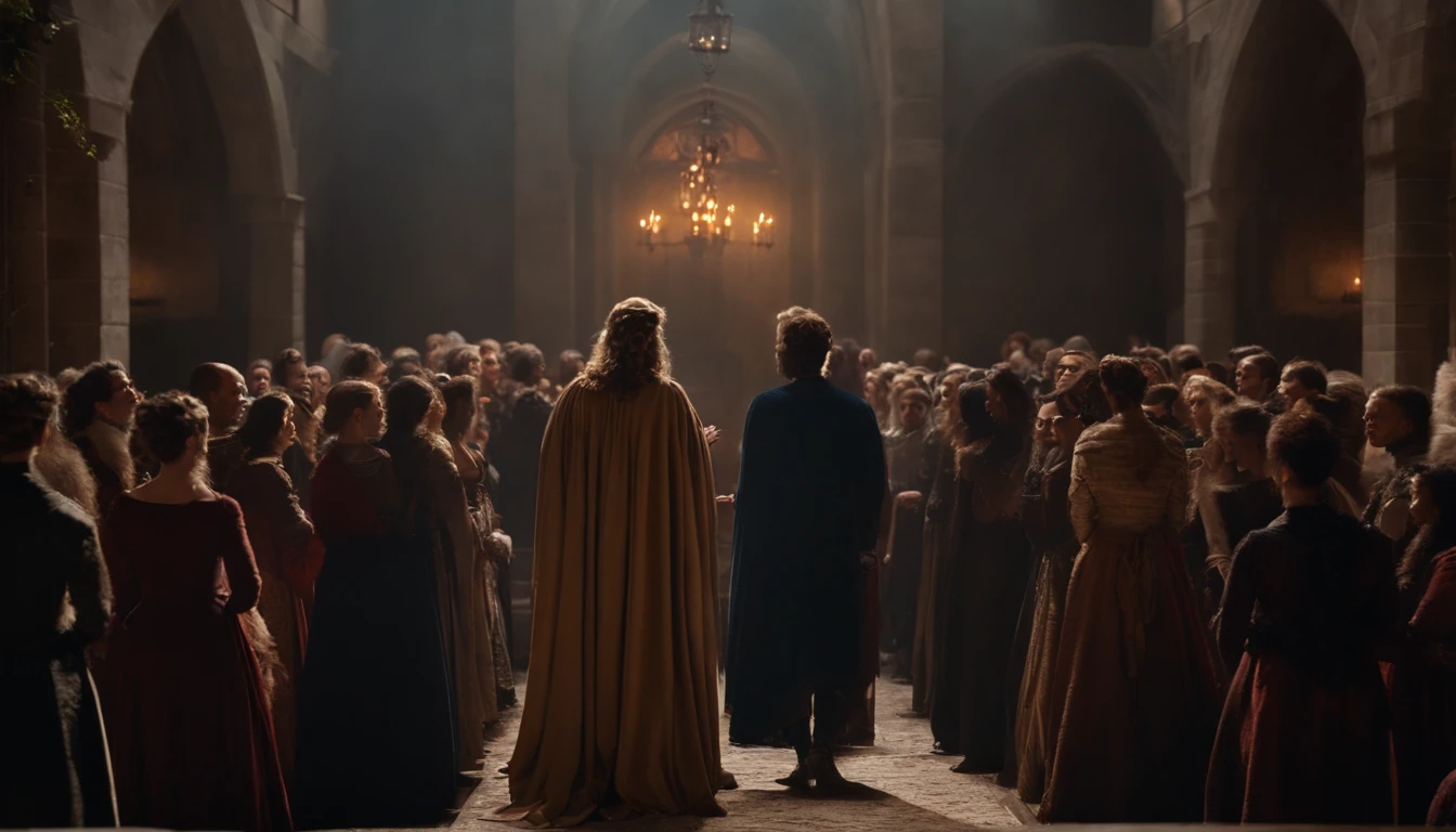 A woman in medieval costume stands in front of a crowd., Afterlife, Afterlife, Anti-Life, The style of mystery TV series, at last, After the battle, Arcane Style TV Series, Carbon transformation, aftermath, After Effects, Live-action movies, Alfredo and the afterlife, Life after the pandemic, Series on Netflix, Live-action movies