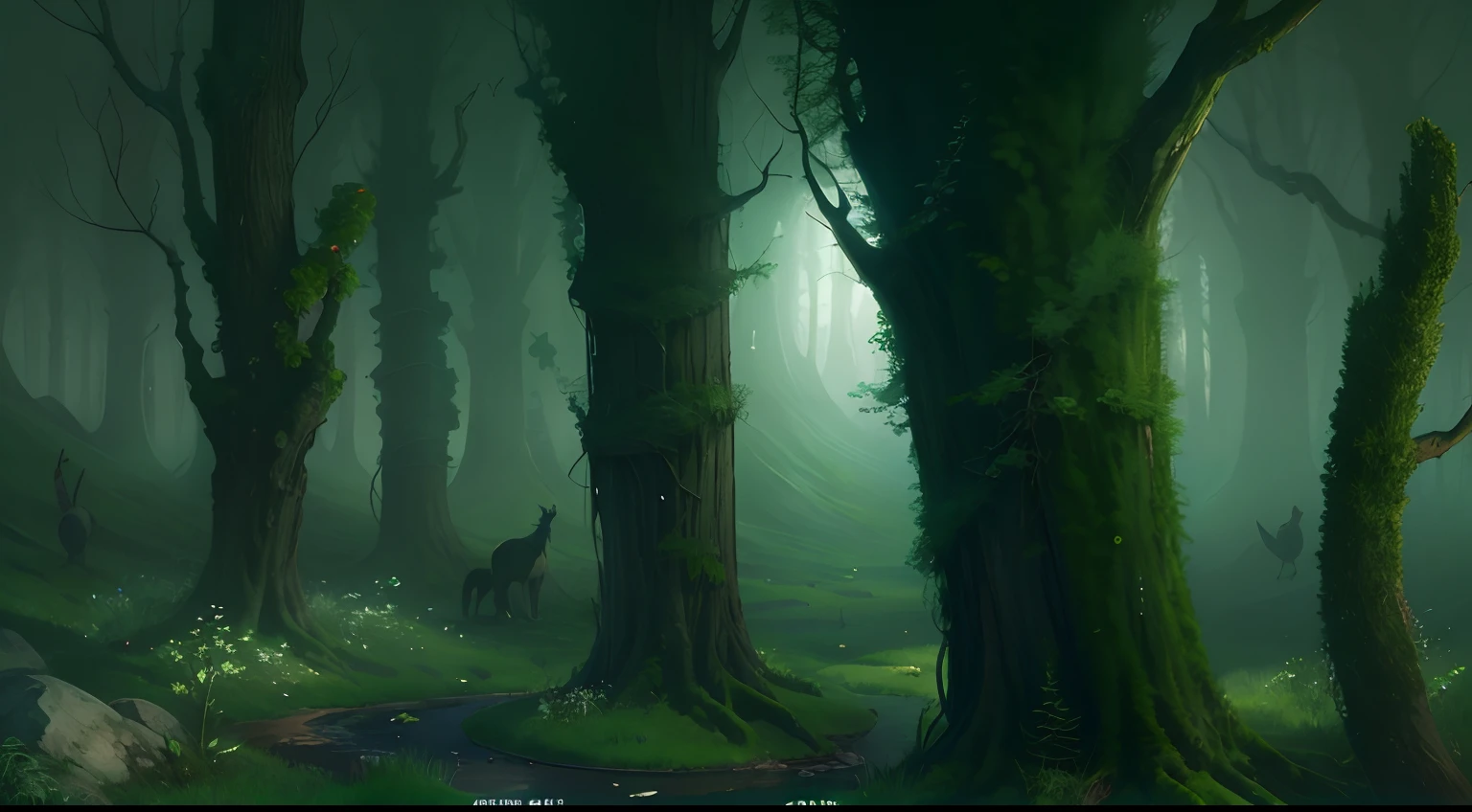 Western fantasy,ln the forest,No Man