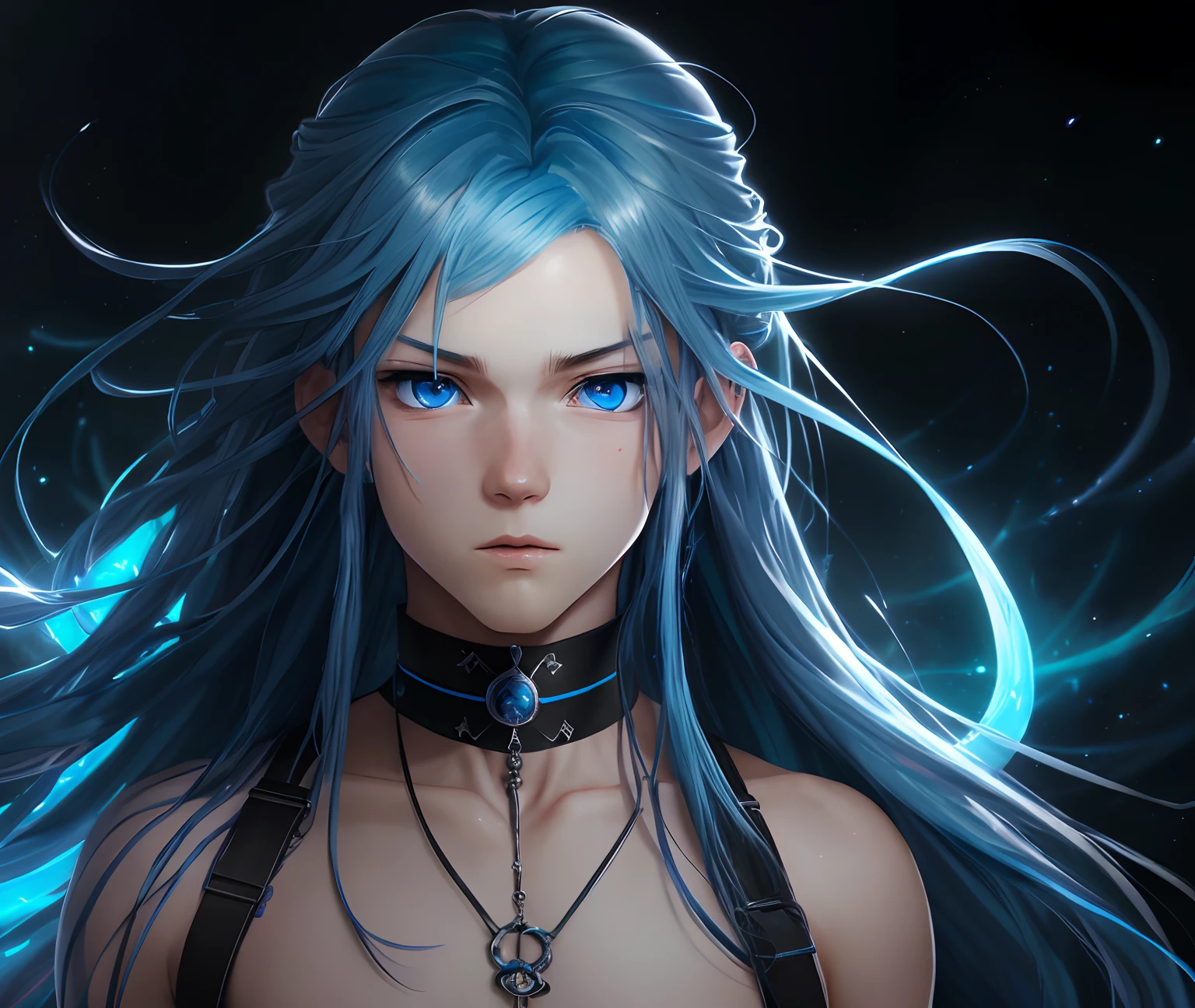 Blue hair