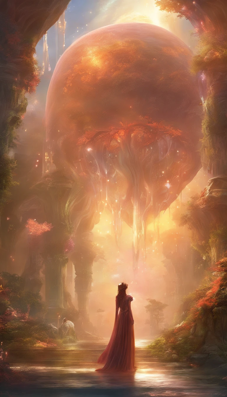 Transparent ethereal alien creatures,中景 the scene is,Full body like, highly detailed surreal vfx,oc rendered,Shot with 70 mm - AR 16:9 --q 2 --s 1000