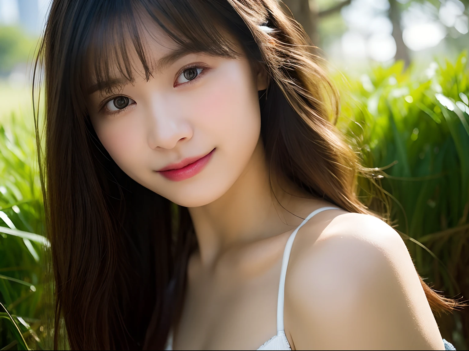 ((Tabletop:1.4、Highest quality))、(Realistic photos:1.4)、((One girl))、(超High resolution:1.2)、Very delicate and beautiful、wonderful、Highly detailed CG unity 8k wallpapers、Super detailed、High resolution、Soft Light、Beautiful detailed girl、Highly detailed eyes and face、Beautifully detailed nose、Beautifully detailed eyes、(Fairytale Princess:1.3)、Cinematic lighting、Perfect Anatomy、Slim body、、(Parted bangs)、(Little House in the Forest:1.3)、Cowboy Shots、Look at the viewer、smile