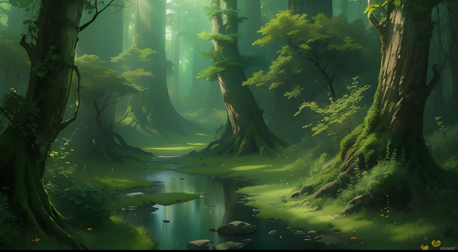 Western fantasy,ln the forest,No Man