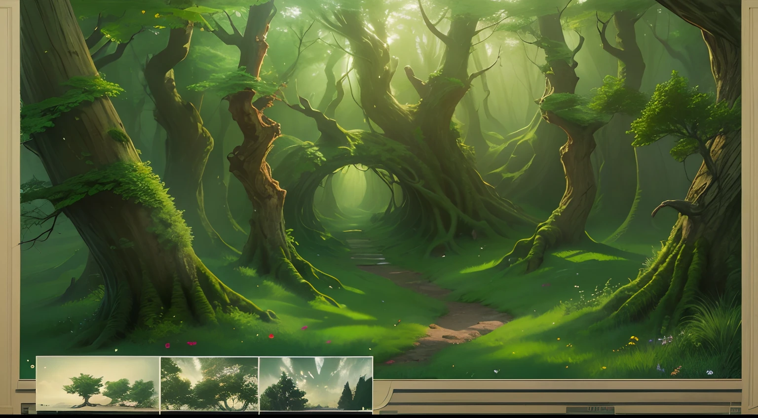 Western fantasy,ln the forest,No Man