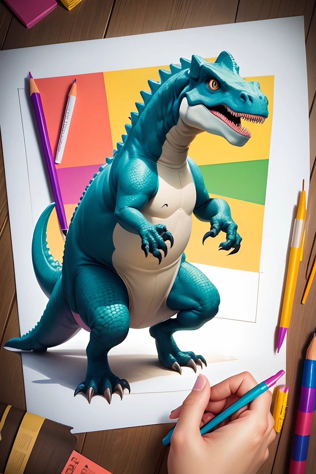 Create Dinosaur Pictures for Kids coloring