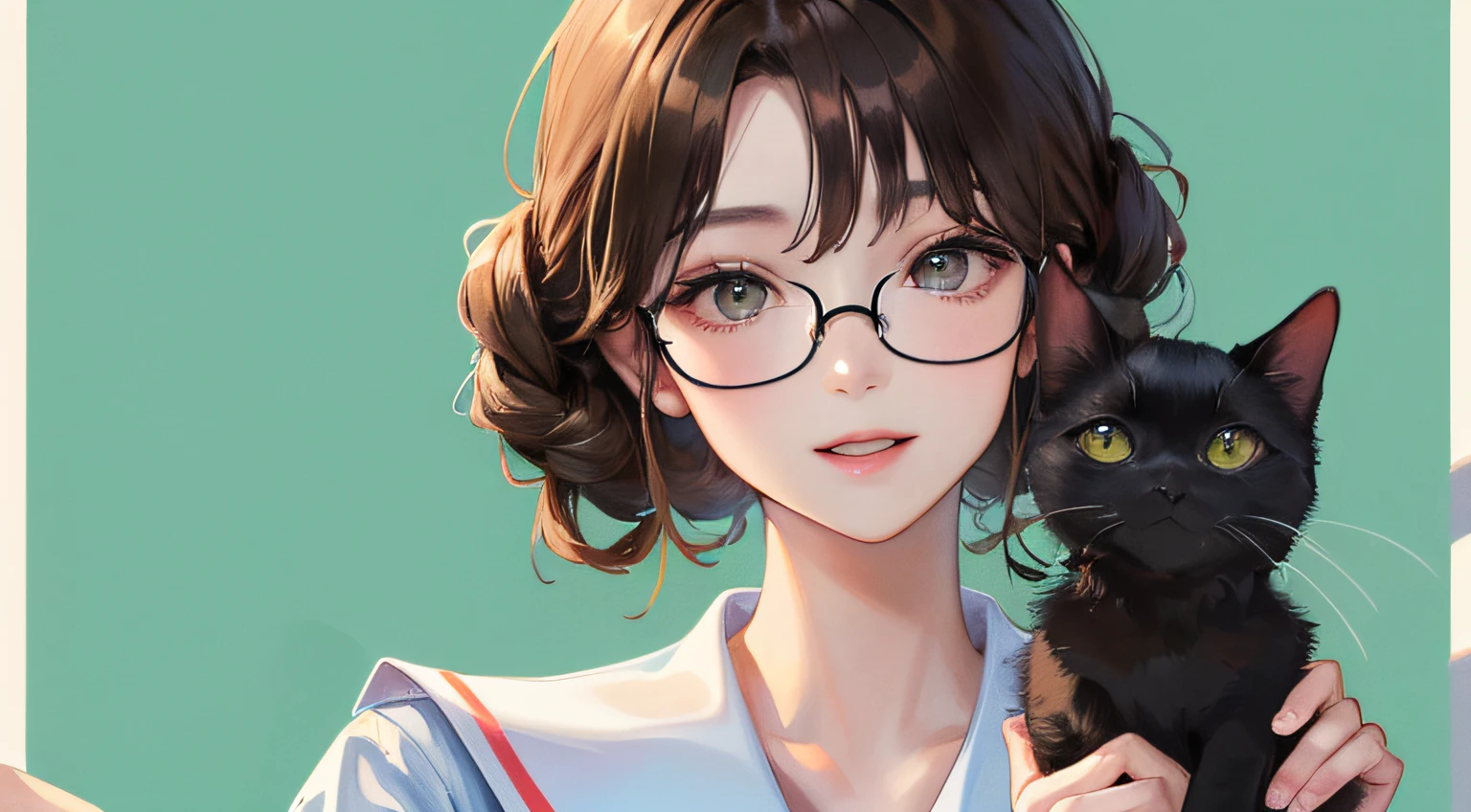 A black
