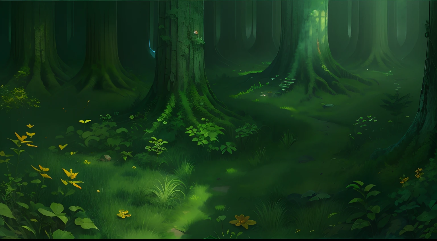 Western fantasy,ln the forest,No Man