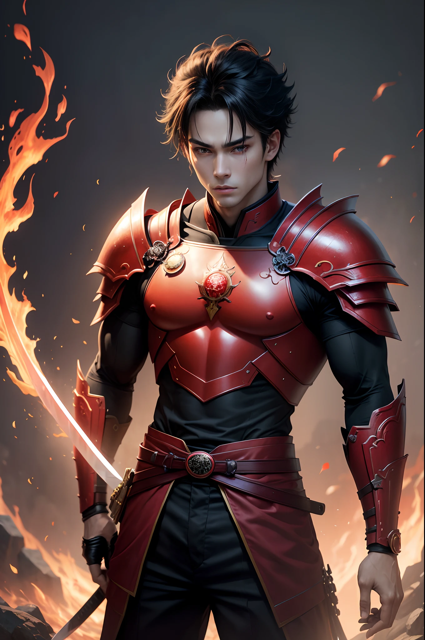 Hand Pose Change Japan holding a sword