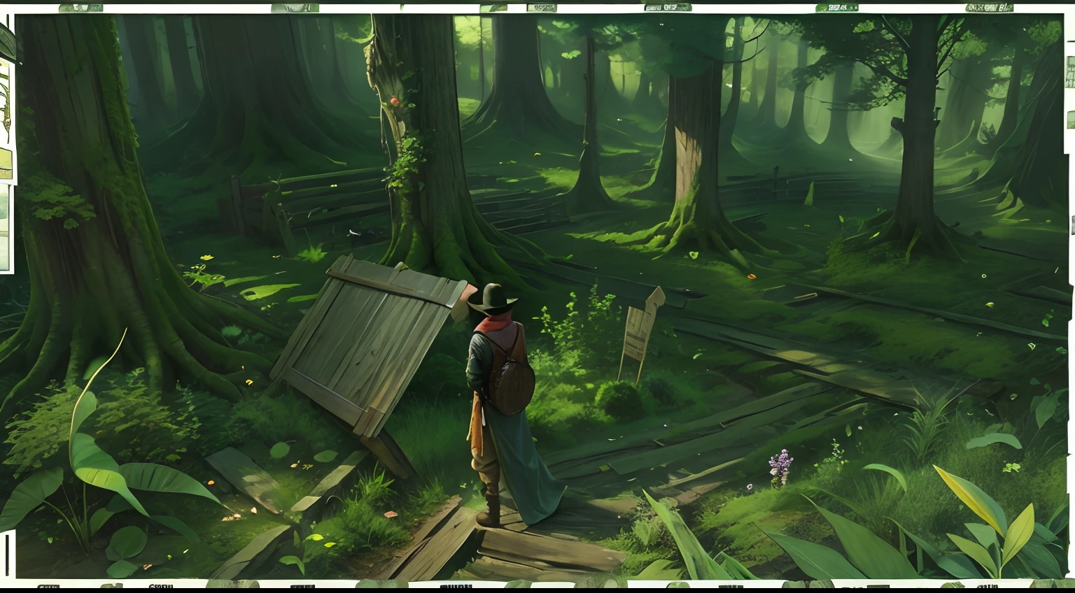 Western fantasy,ln the forest,No Man