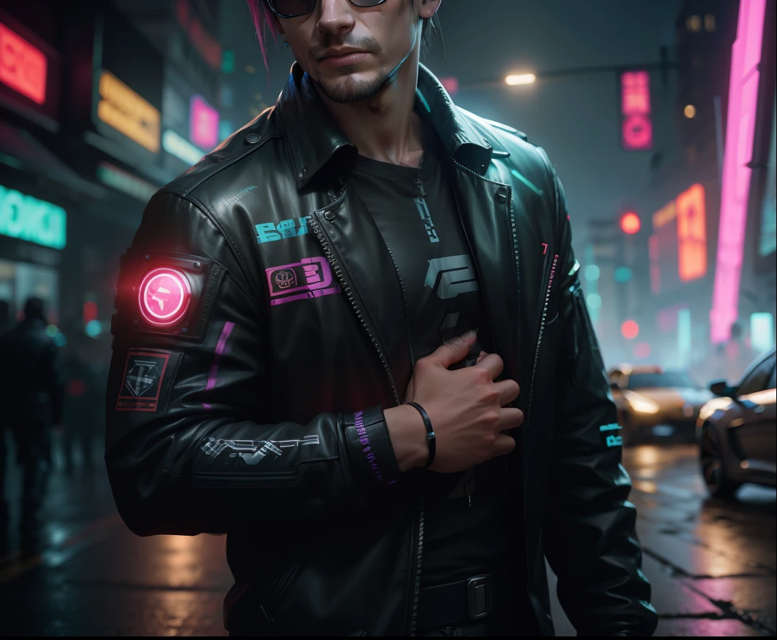 Cyberpunk , cars , dark background, hyper realistic