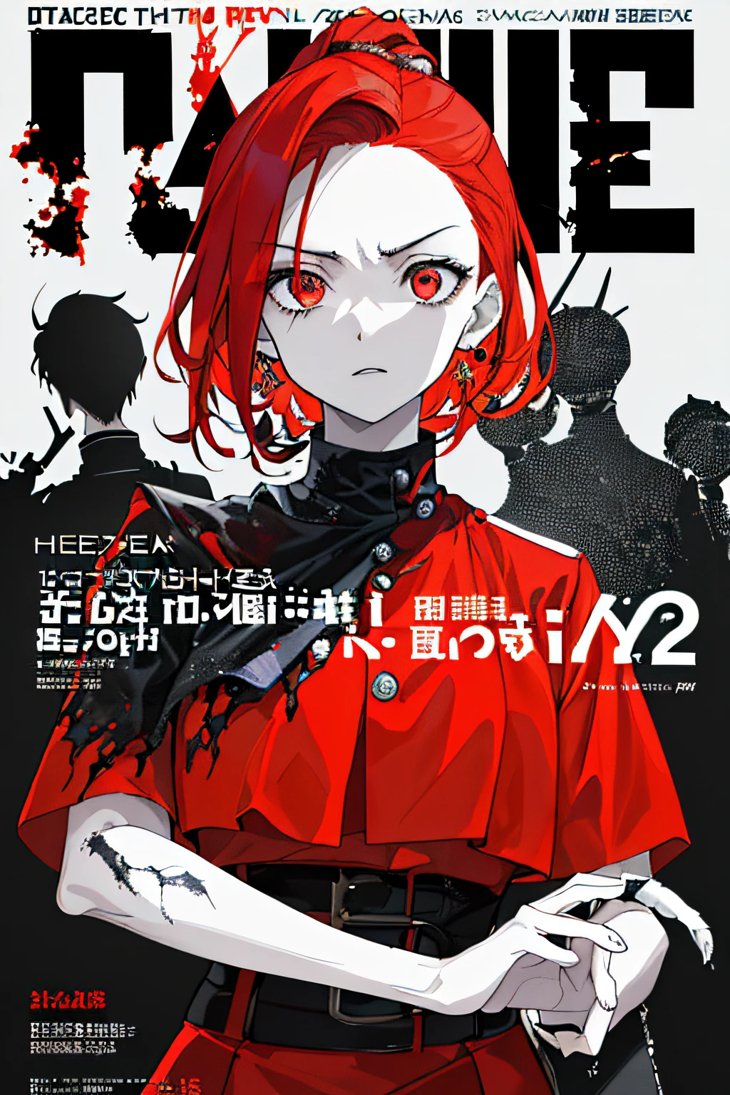 ((((dramatic))), (((gritty))), (((intense))) film poster featuring a young woman as the central character. She stands confidently in the center of the poster, wearing a stylish and edgy outfit, with a determined expression on her face. The background is dark and gritty, with a sense of danger and intensity. The text is bold and attention-grabbing, with a catchy tagline that adds to the overall feeling of drama and excitement. The color palette is mainly dark with splashes of vibrant colors, giving the poster a dynamic and visually striking appearance,tachi-e
(magazine:1.3), (cover-style:1.3), fashionable, woman, vibrant, outfit, posing, front, colorful, dynamic, background, elements, confident, expression, holding, statement, accessory, majestic, coiled, around, touch, scene, text, cover, bold, attention-grabbing, title, stylish, font, catchy, headline, larger, striking, modern, trendy, focus, fashion,