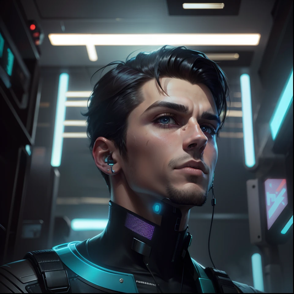 Change background cyberpunk handsome boy realistic face 8k resolution