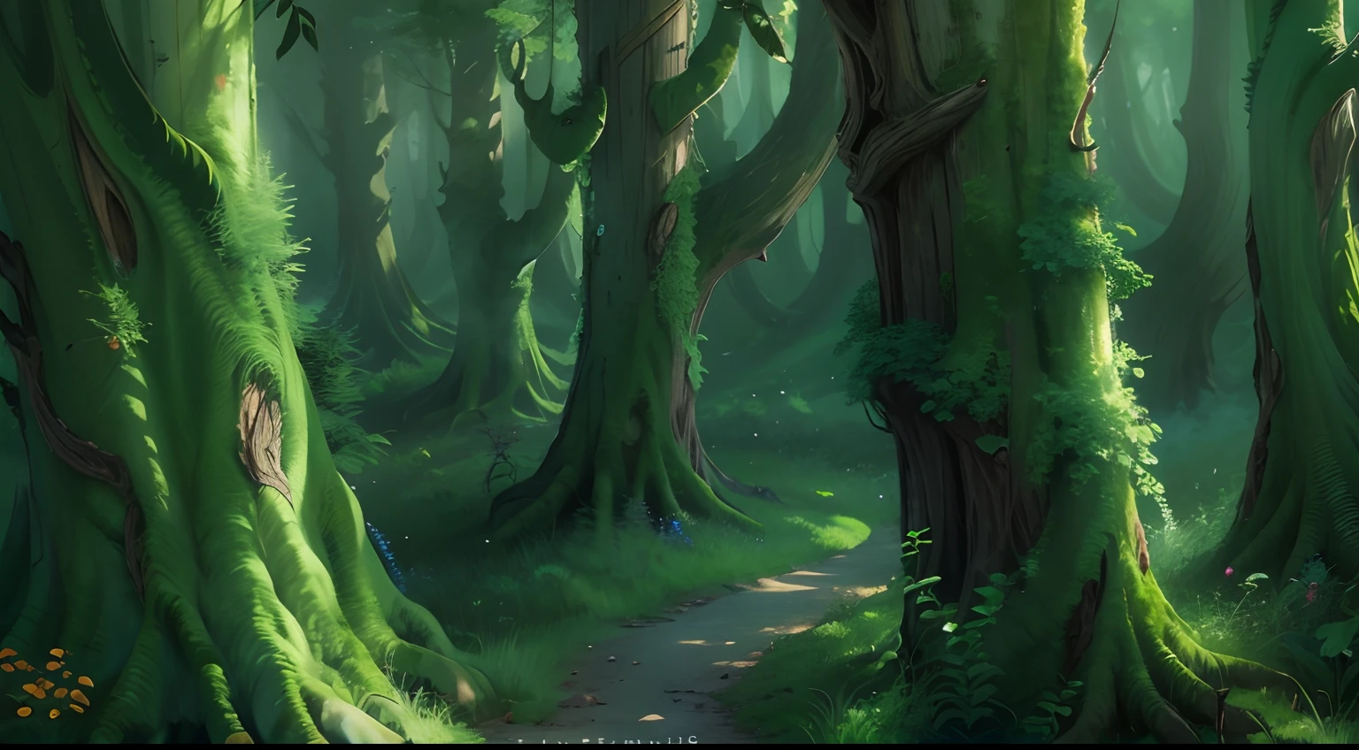 Western fantasy,ln the forest,No Man