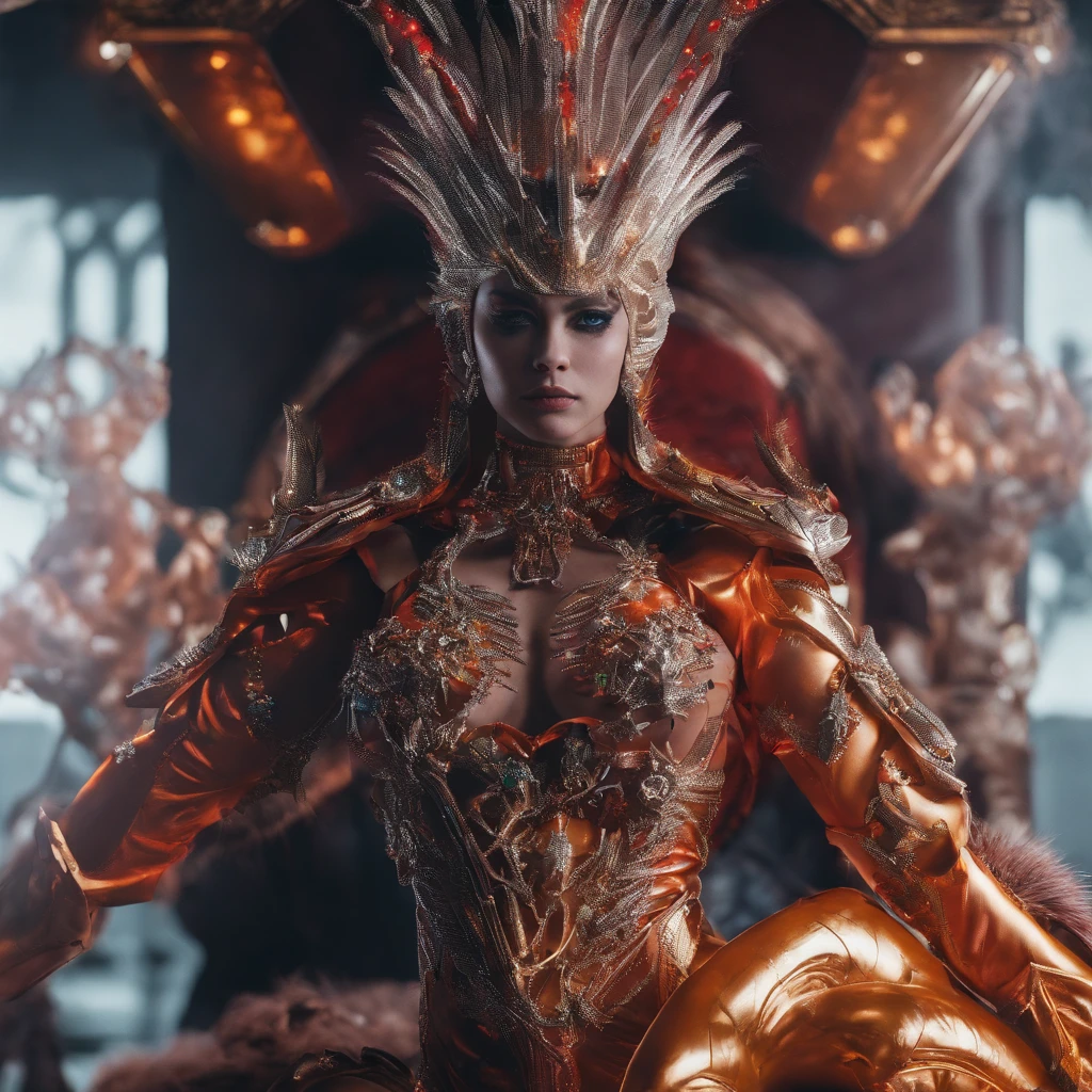 Fire Demon City Golden Shadow Lord Platinum Silky Girl Very Detailed Ultra-realistic Face Ultra-Detailed Action Shots Masterpiece Wide Angle Environment Movie Scene Movie Scene Lord Dracula leads an army to arm demons to fight Surreal War,Bright orange gold flowing short hair 32K(tmasterpiece,k hd,hyper HD,32K)boxing gloves,Silver Skull Abandoned Area of the Pond,Indigo Skull King ,Hold the steering wheel in your hand (The skeleton is realistic:1.4),,Silver skull flower ornaments,Petals flutter,Colored ball head,Hold your head high,Be proud,The nostrils look at people, A high resolution, the detail, RAW photogr, Sharp Re, Nikon D850 Film Stock Photo by Jefferies Lee 4 Kodak Portra 400 Camera F1.6 shots, Rich colors, ultra-realistic vivid textures, Dramatic lighting, Unreal Engine Art Station Trend, cinestir 800,Hold your head high,Be proud,The nostrils look at people,Tsundere,Petals flutter,Petals flutter,Sprinkle with gold dust,Fluttering,Impeccable,( reasonable design, Clear lines, High sharpness,Best quality, Very detailed skeleton, The skeleton of a masterpiece, offcial art, movie light effect, Boxer 32K(tmasterpiece,k hd,hyper HD,32K)short detailed hair,Martian ,Red Flame Maiden ,Copper protector (realisticlying:1.4),Python pattern robe,Bright orange tiara,Snowflakes fluttering,The background is pure,Hold your head high,Be proud,The nostrils look at people, A high resolution, the detail, RAW photogr, Sharp Re, Nikon D850 Film Stock Photo by Jefferies Lee 4 Kodak Portra 400 Camera F1.6 shots, Rich colors, ultra-realistic vivid textures, Dramatic lighting, Unreal Engine Art Station Trend, cinestir 800,Wear boxing gloves