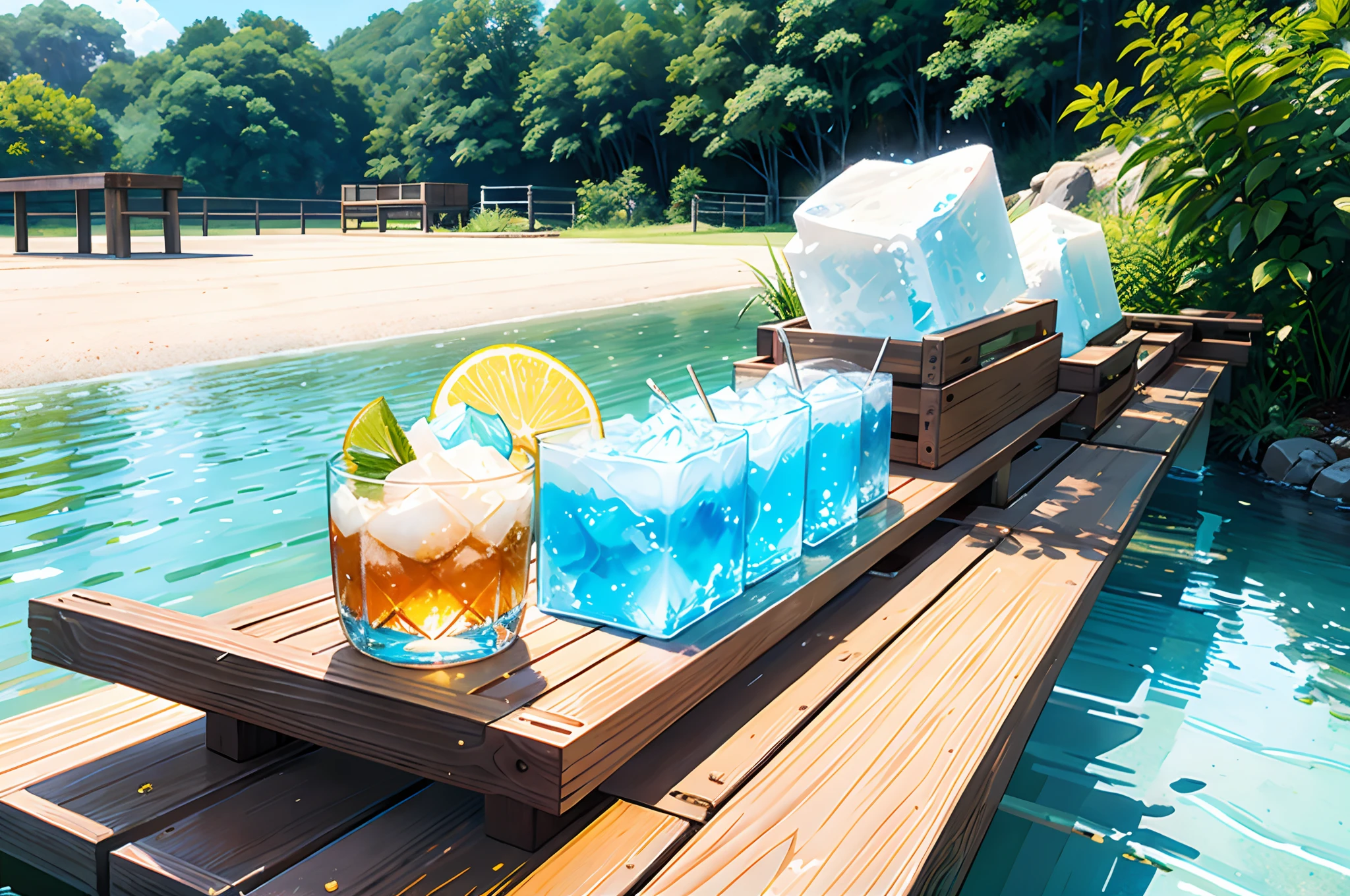 Bar Ice、Beautiful fece、Summer