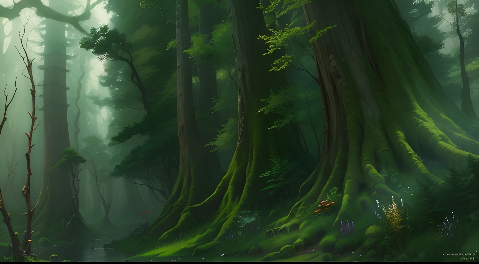 Western fantasy,ln the forest,No Man