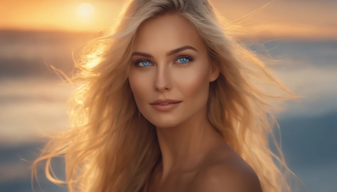 (best quality,4k,8k,highres,masterpiece:1.2), ultra-detailed, (realistic,photorealistic,photo-realistic:1.37), portraits, HDR, Greek mythology, beautiful goddess Venus portrait, perfect DNA, detailed eyes, detailed lips, stunning beauty, flowing golden hair, nude, perfect body, perfect nude, graceful pose, enchanting gaze, vibrant colors, soft lighting.(NSFW:1.4), perfect breasts, perfect nipples, Beautiful naked body with glowing hair all over the body, moisturized skin, Beautiful eyes the color of the Aegean sea