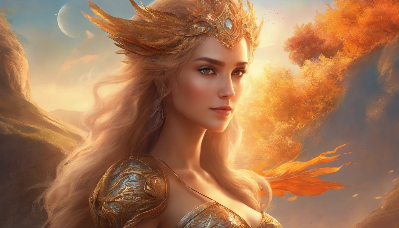 Super detailed beautiful girl, With the fierce lioness, Cinematic, Cinematic light, Realistic, 3D rendering of, Highly detailed face, Highly detailed, Realistic looks, Lifelike, Realistic girl, highly detailed hair， highly detailed surreal vfx，oc rendered，Shoot with 70 mm - AR