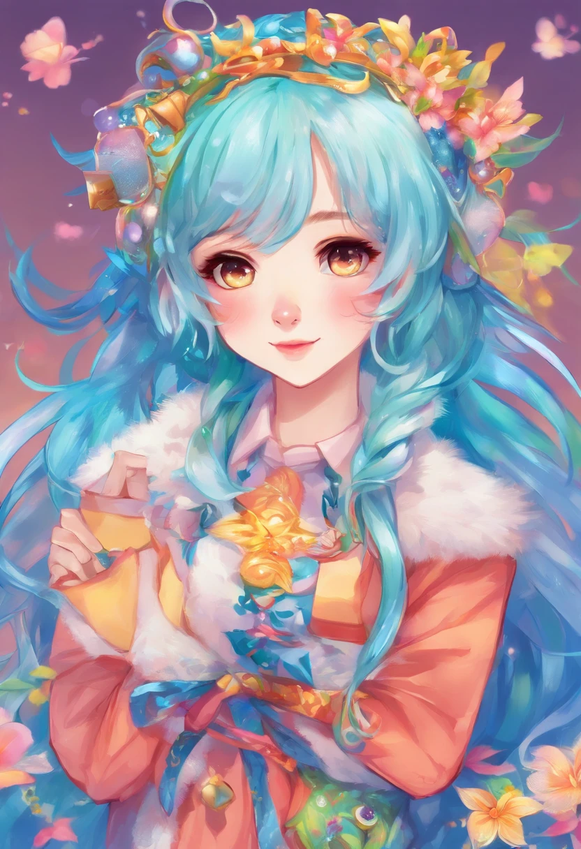 Um lugar de neve, A dragon girl with long blue hair, com asas grandes, long dragon tail, Dragon Sales on Skin and Wings,