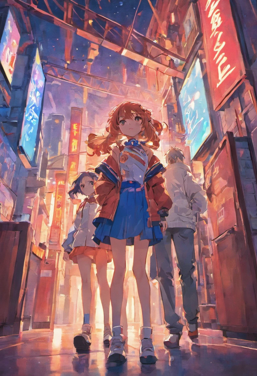 two best friends stand