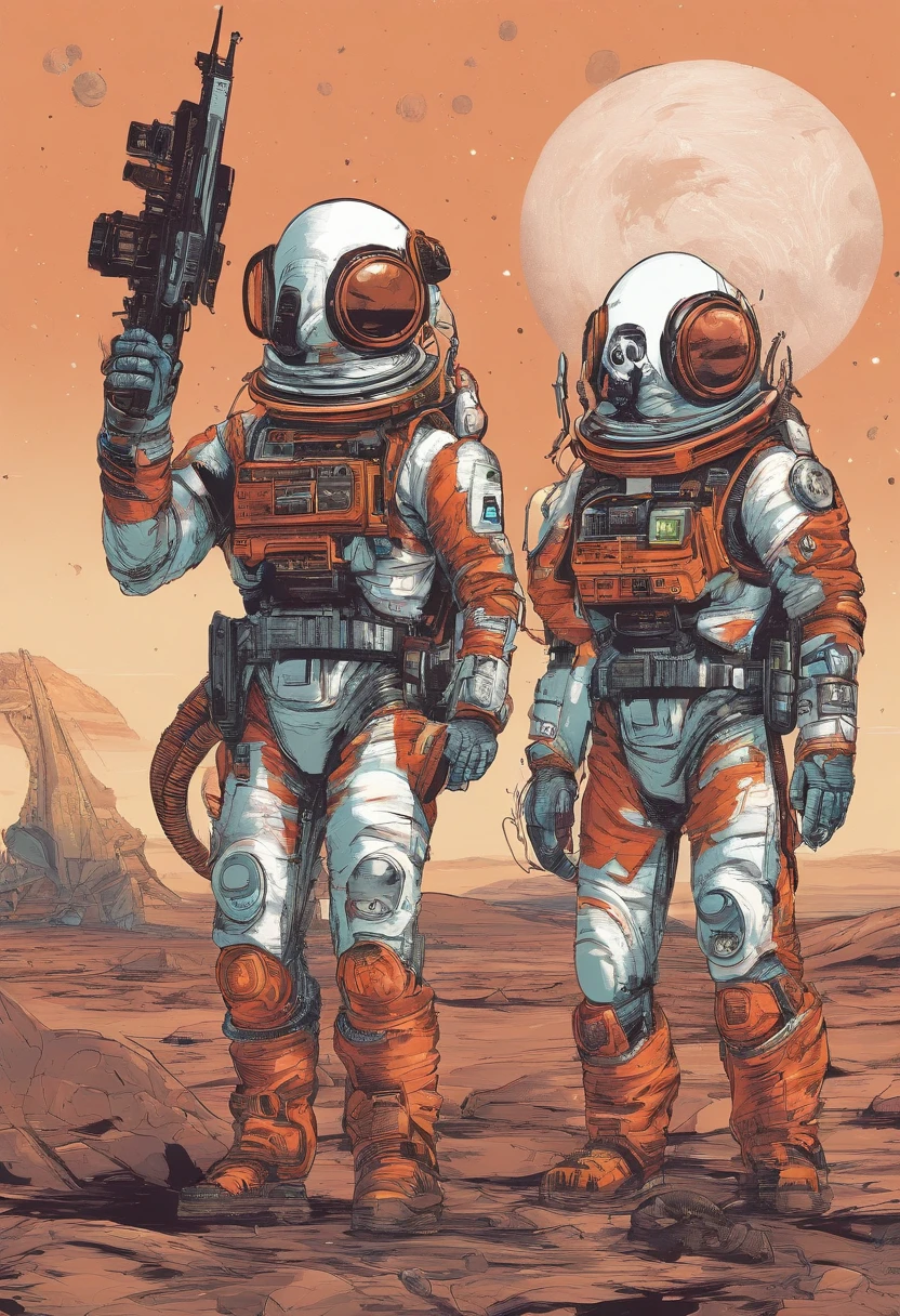 Killer clowns from deep space fight rocker mice from Mars