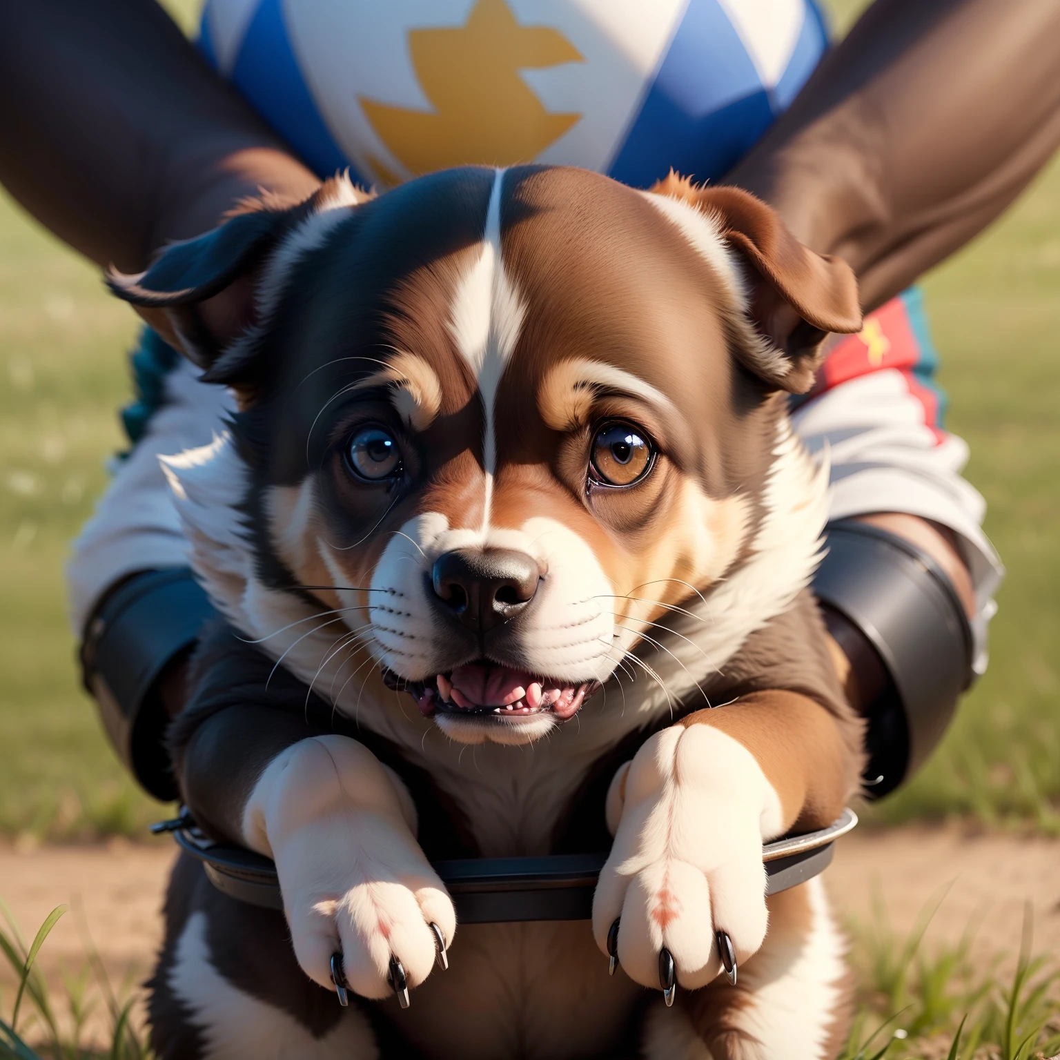 Crie um filhote de cachorro monter australiano em excelente qualidade de imagem9k full