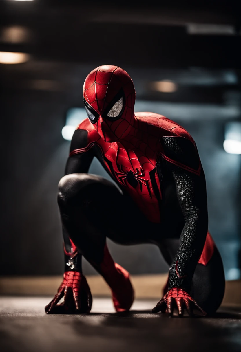 (CG Unity 8K wallpaper in extreme detail,tmasterpiece,Highest image quality),(Delicate light and shadow,The picture is highly dramatic,Cinematic lens effect),A girl in a white Spider-Man costume,Silver-gray hair color,From the Spider-Man parallel universe,Wenger,Marvel,Spidey,are standing,dynamicposes),(Exceptional detail,The lighting effect is outstanding,Vista wide angle),(Excellent rendering,Enough to stand out from the crowd),The focus is on the white Spider-Man costume,Complex spider textures
